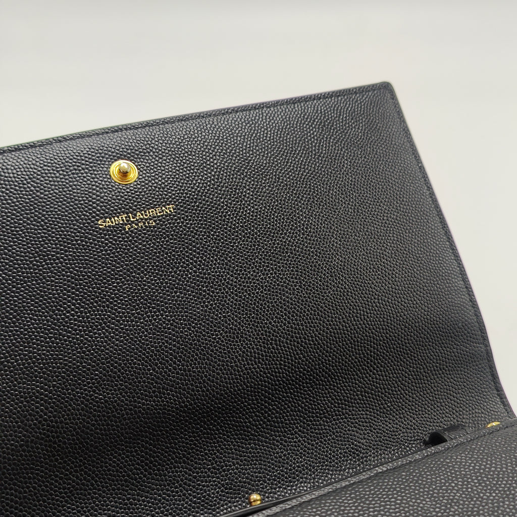 Classic Monogram Crossbody Bag Grainy Leather Medium