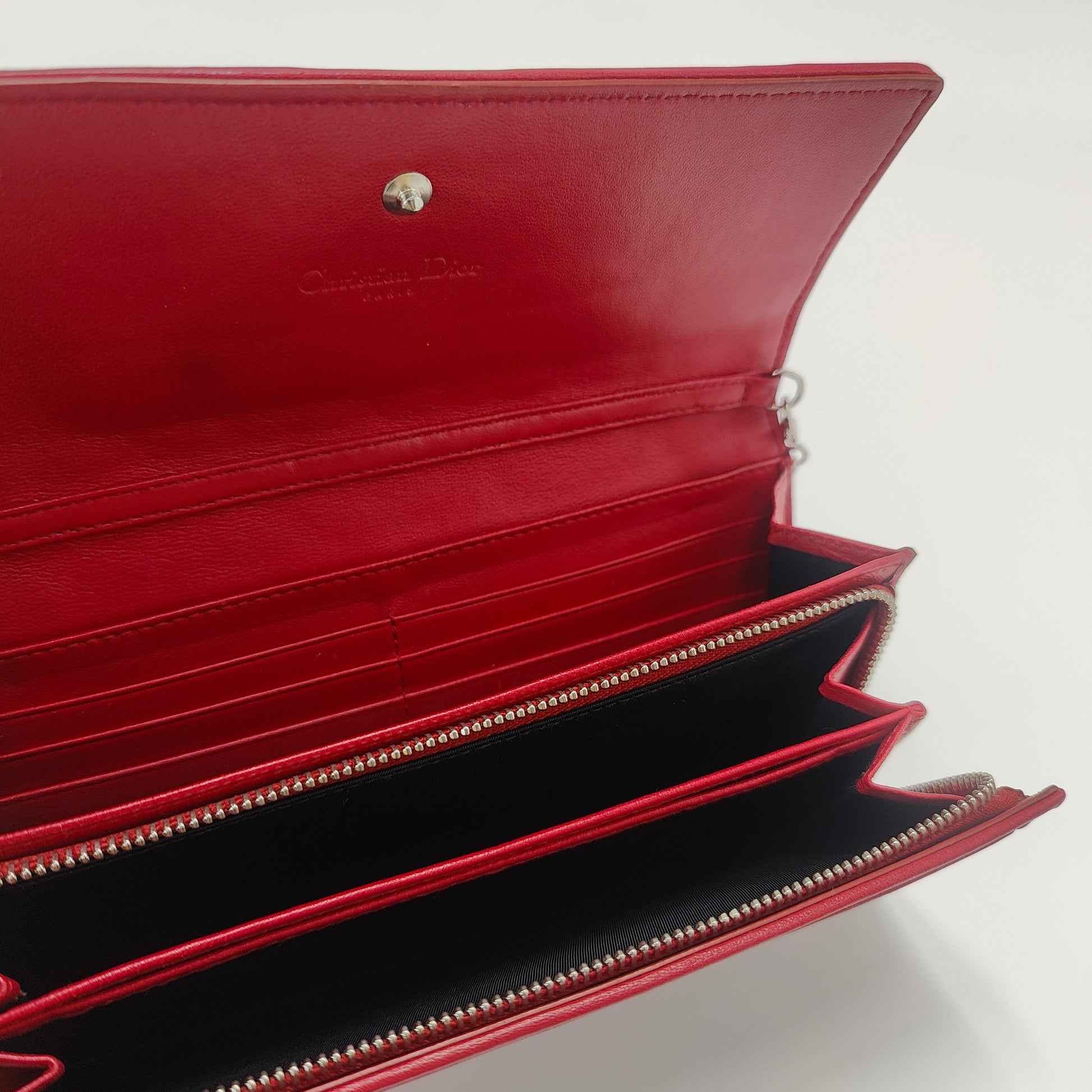 Lady Dior Croisiere Chain Wallet Cannage Quilt Lambskin