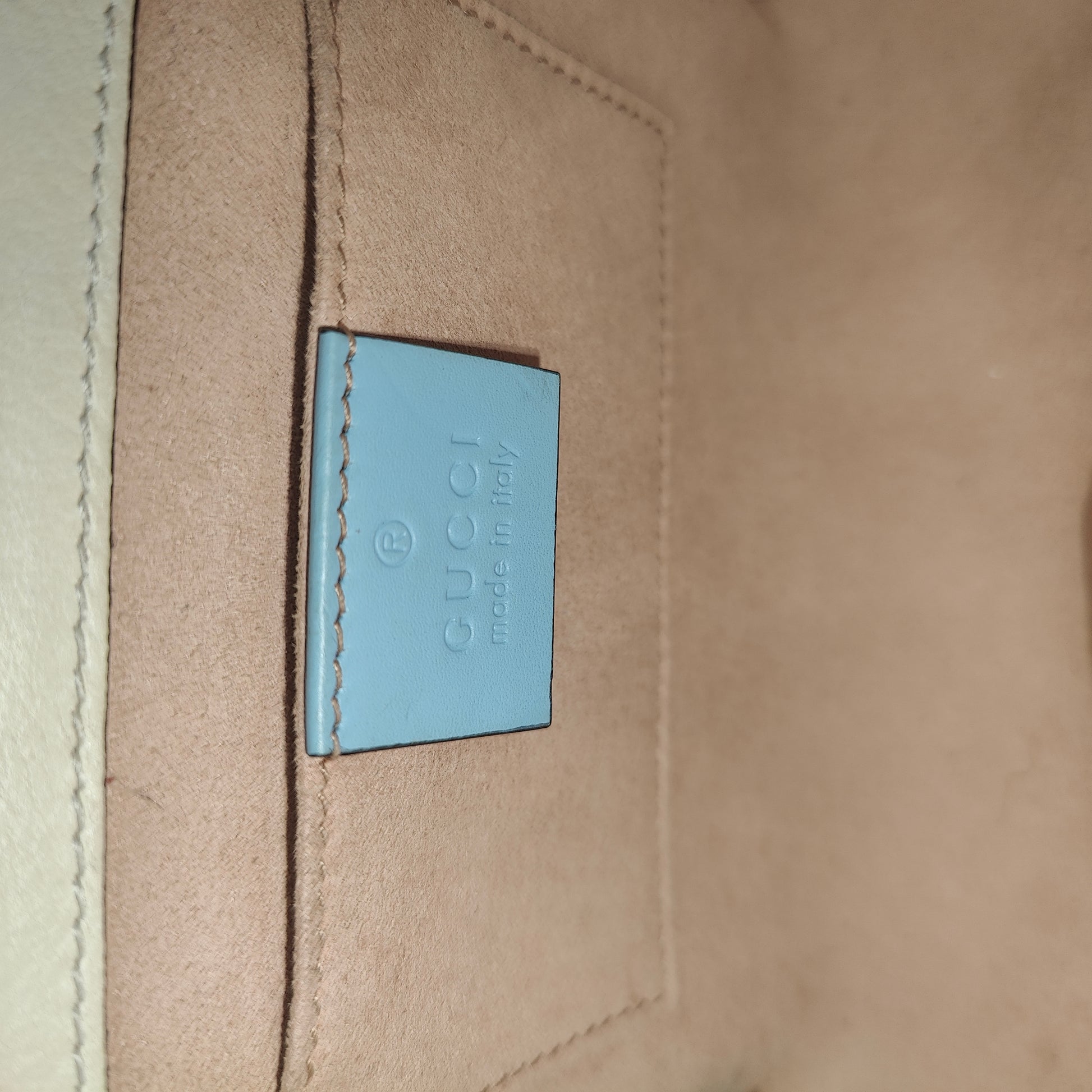 Mini Les Pommes GG Supreme Padlock Bag