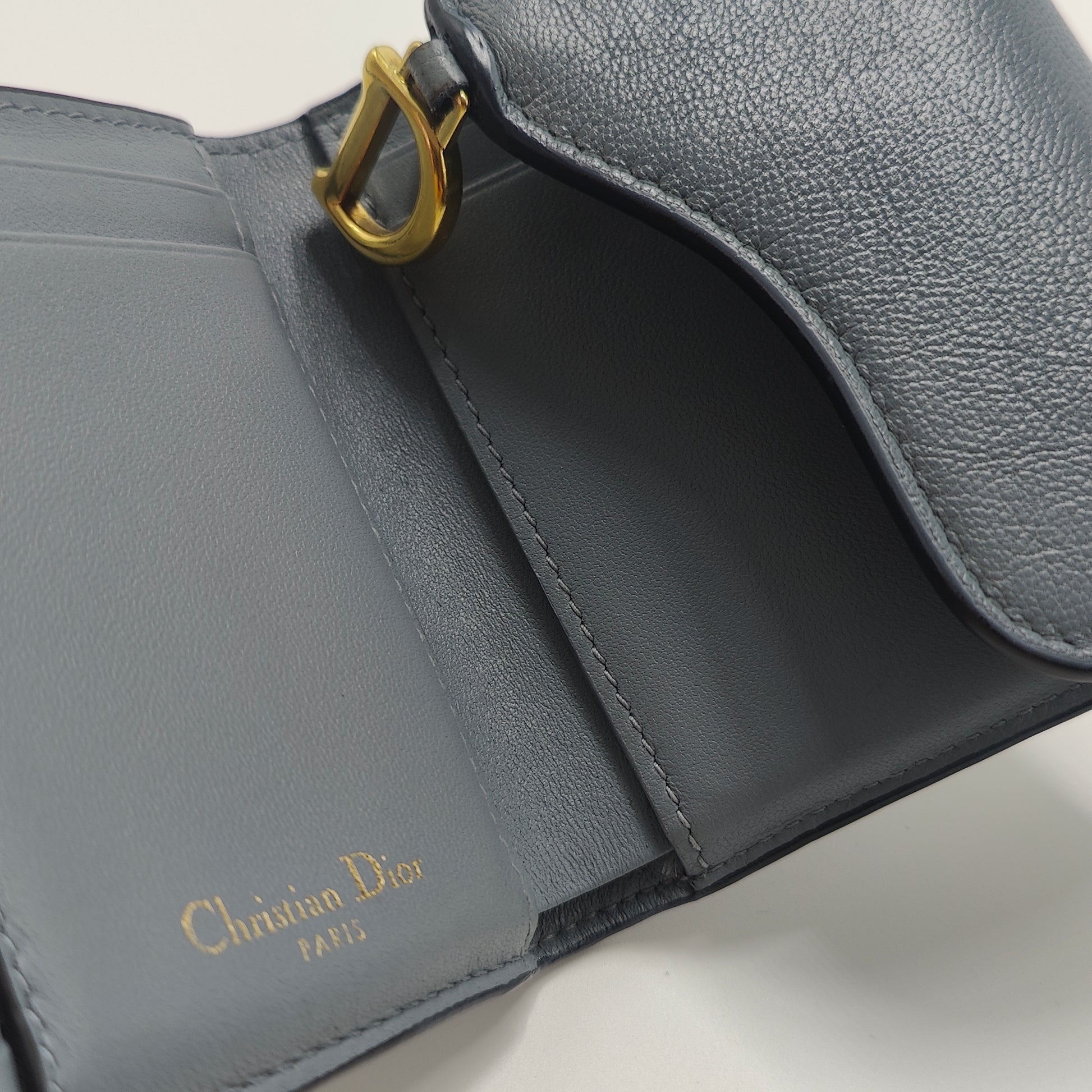Saddle Lotus Wallet Leather Mini