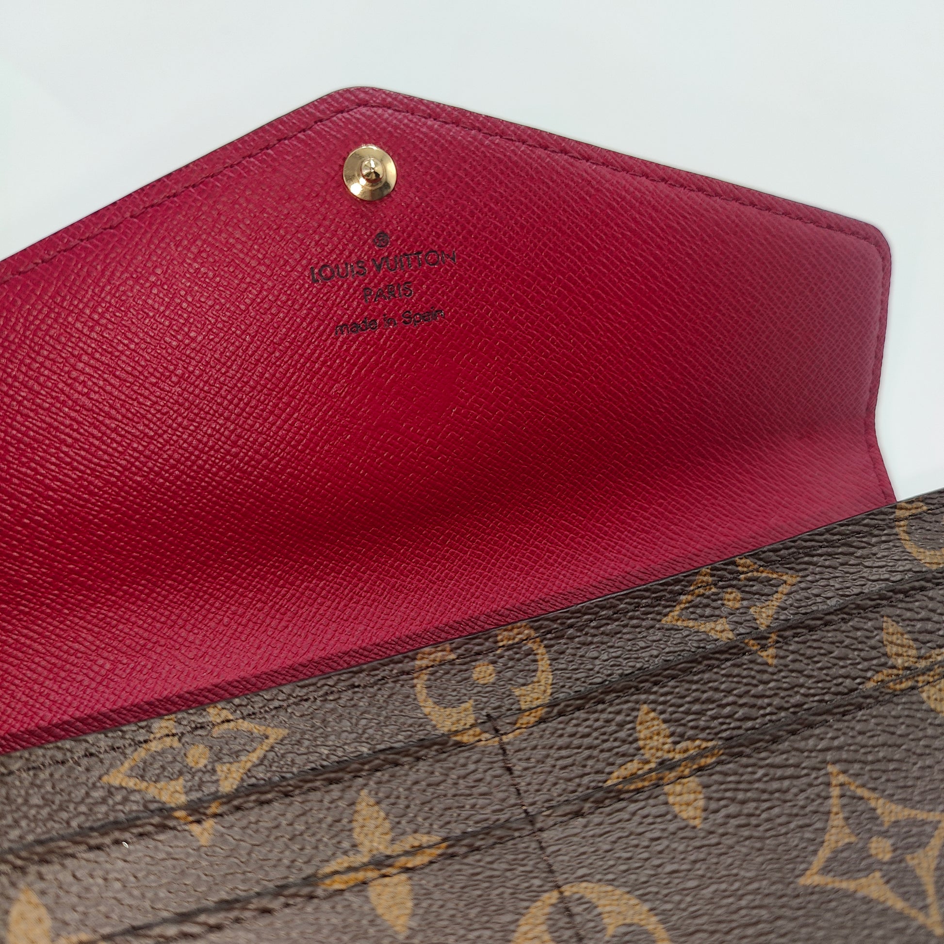 Sarah Wallet NM Monogram Canvas