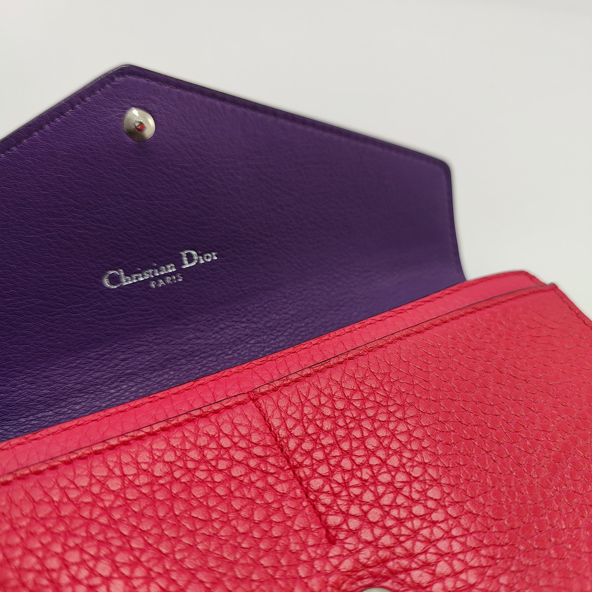 Diorissimo Bi-color Envelope Wallet