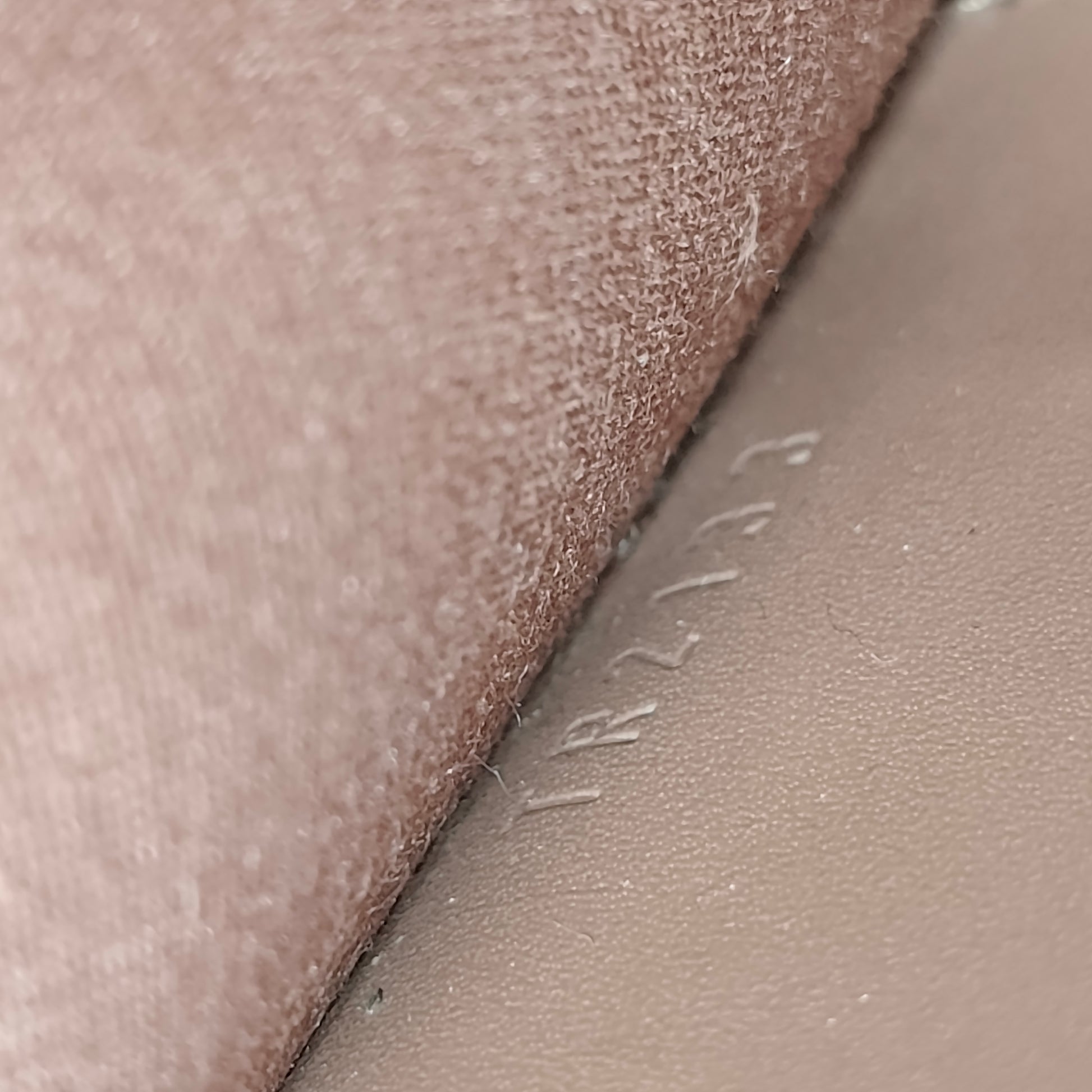 Rose Velours Vernis Leather Louise Clutch Bag