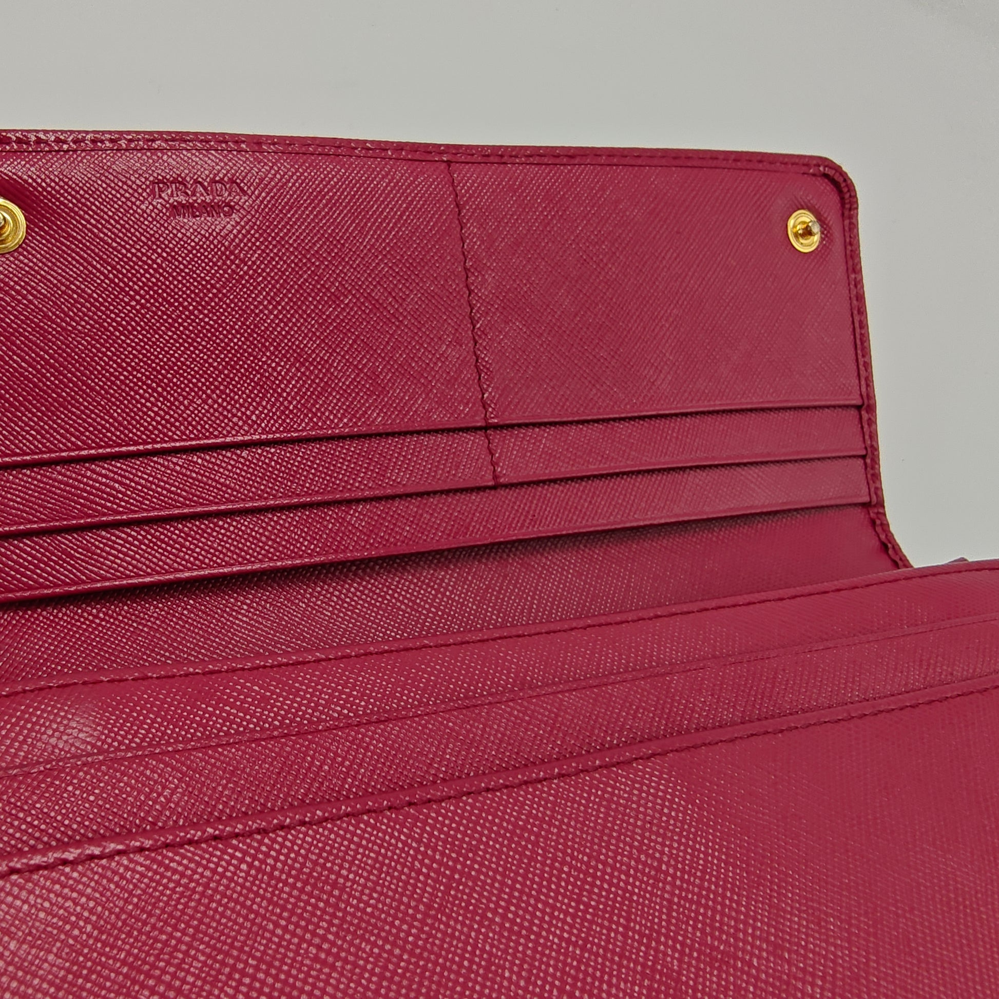 Continental Wallet Saffiano Leather Long