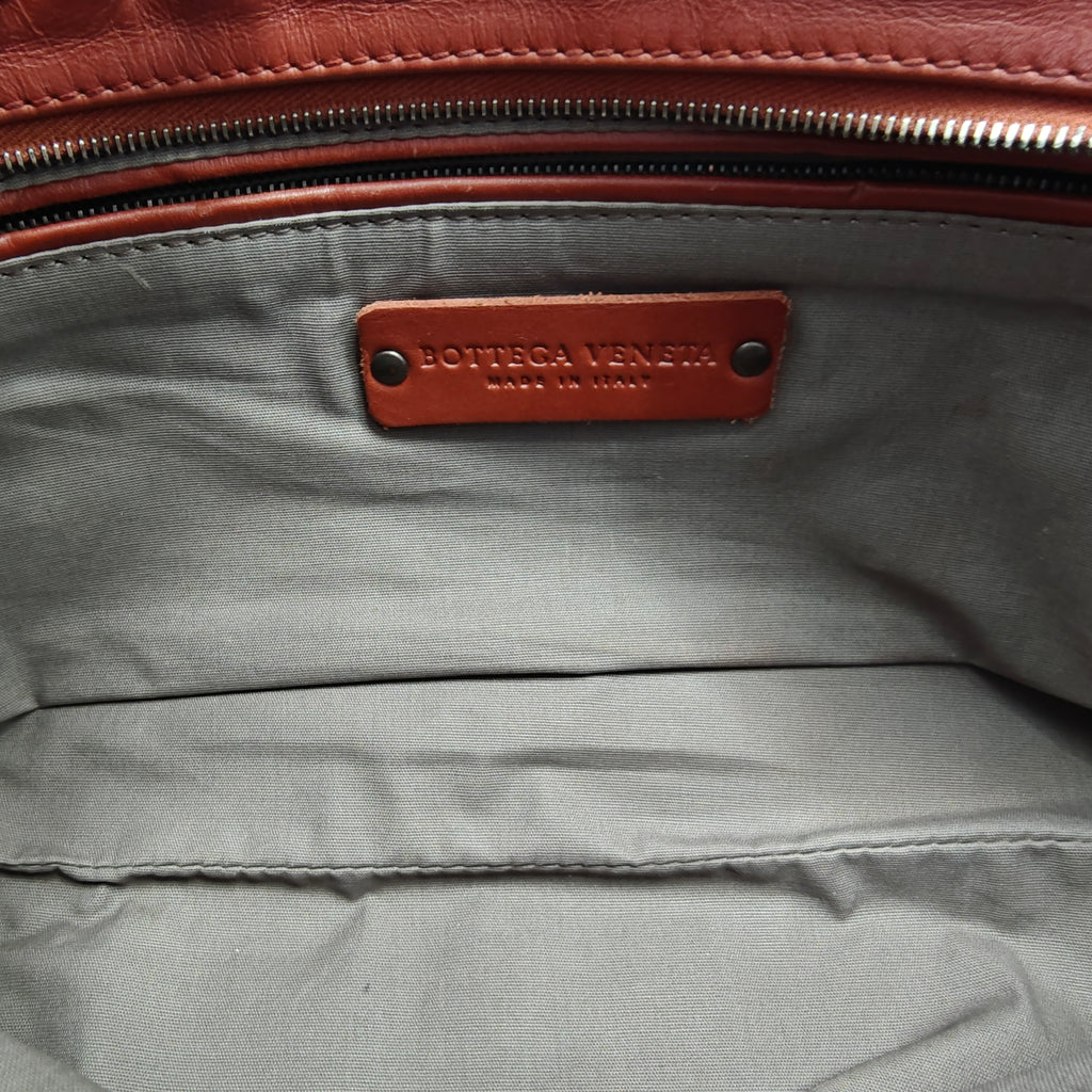 Zip Pouch Intrecciato Nappa Small