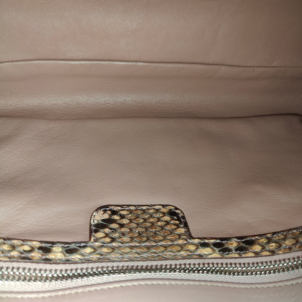 Vintage Python Demi Handbag