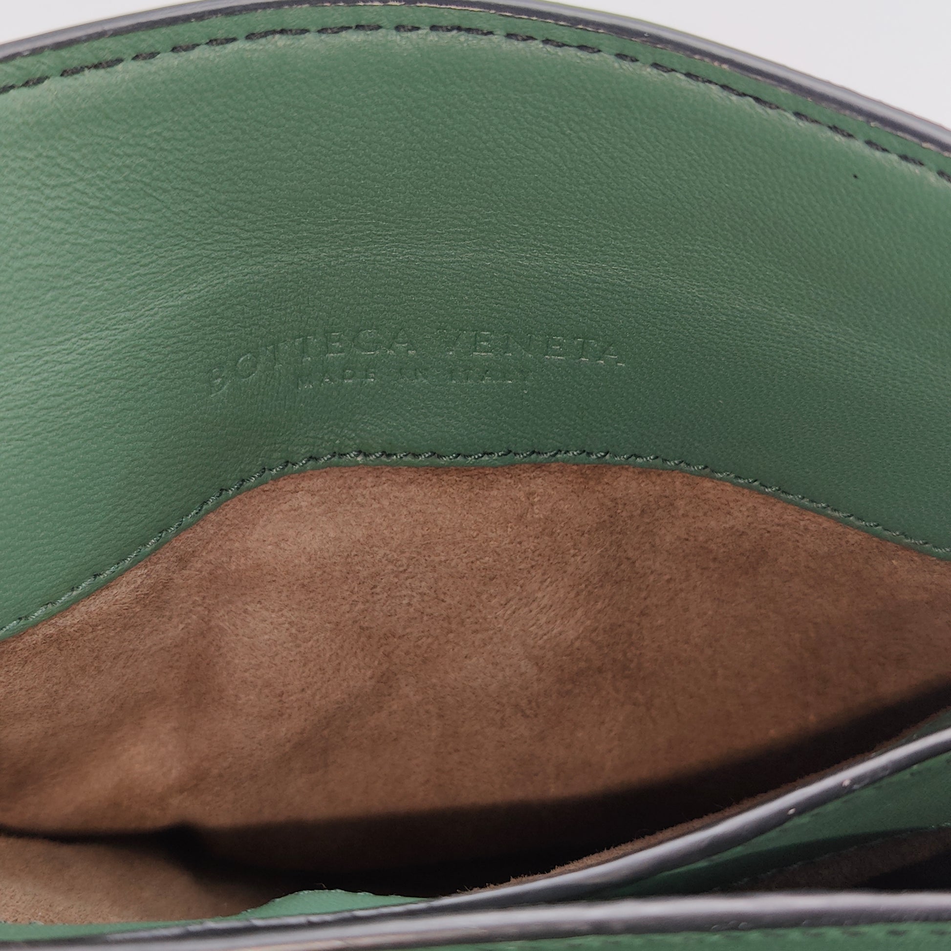Piazza Top Handle Bag Leather with Intrecciato Detail Small