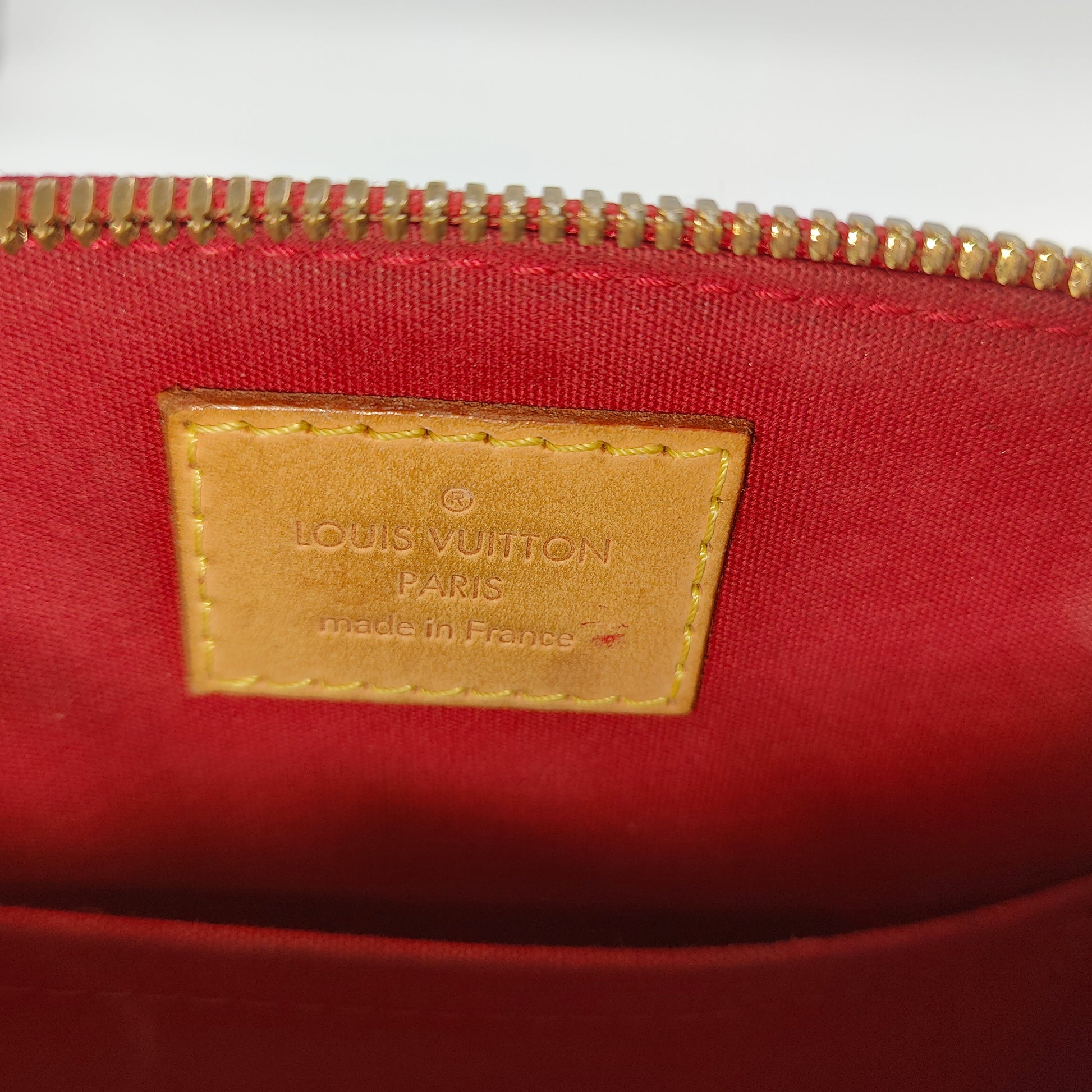 Alma Handbag Monogram Vernis BB