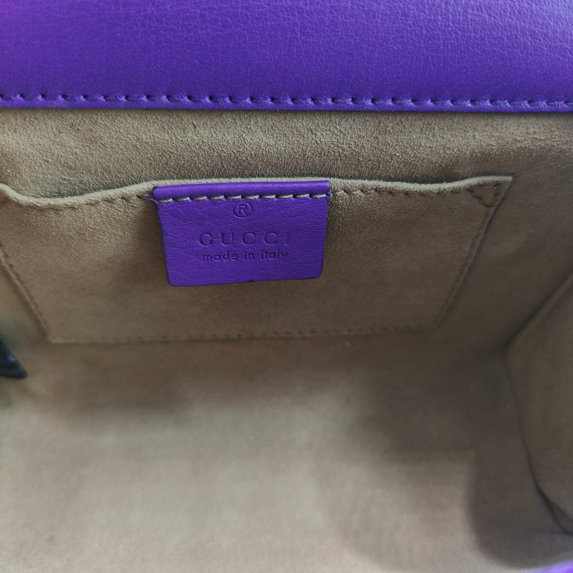Padlock Shoulder Bag Embellished Leather Small