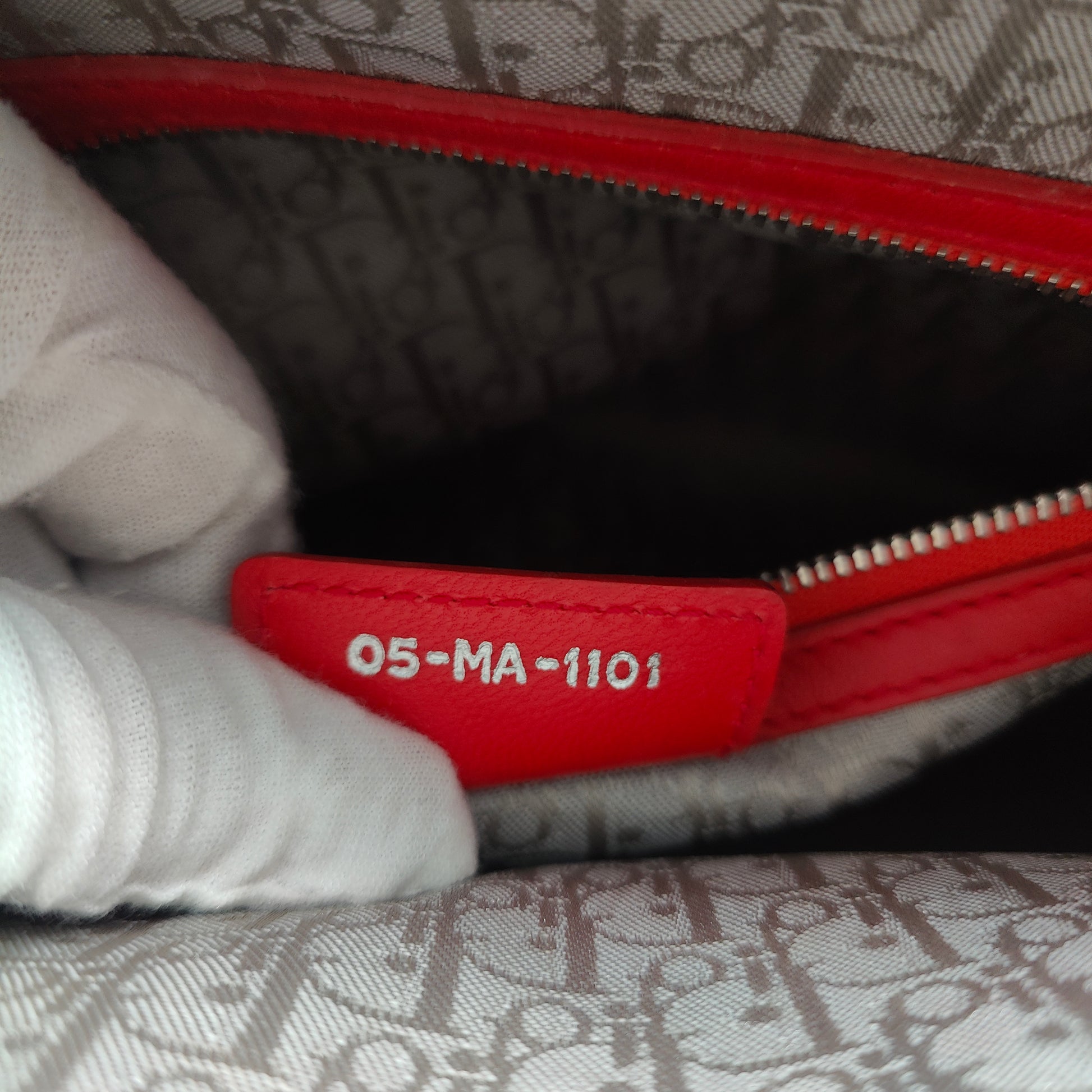 Lady Dior Handbag Cannage Quilt Lambskin Large