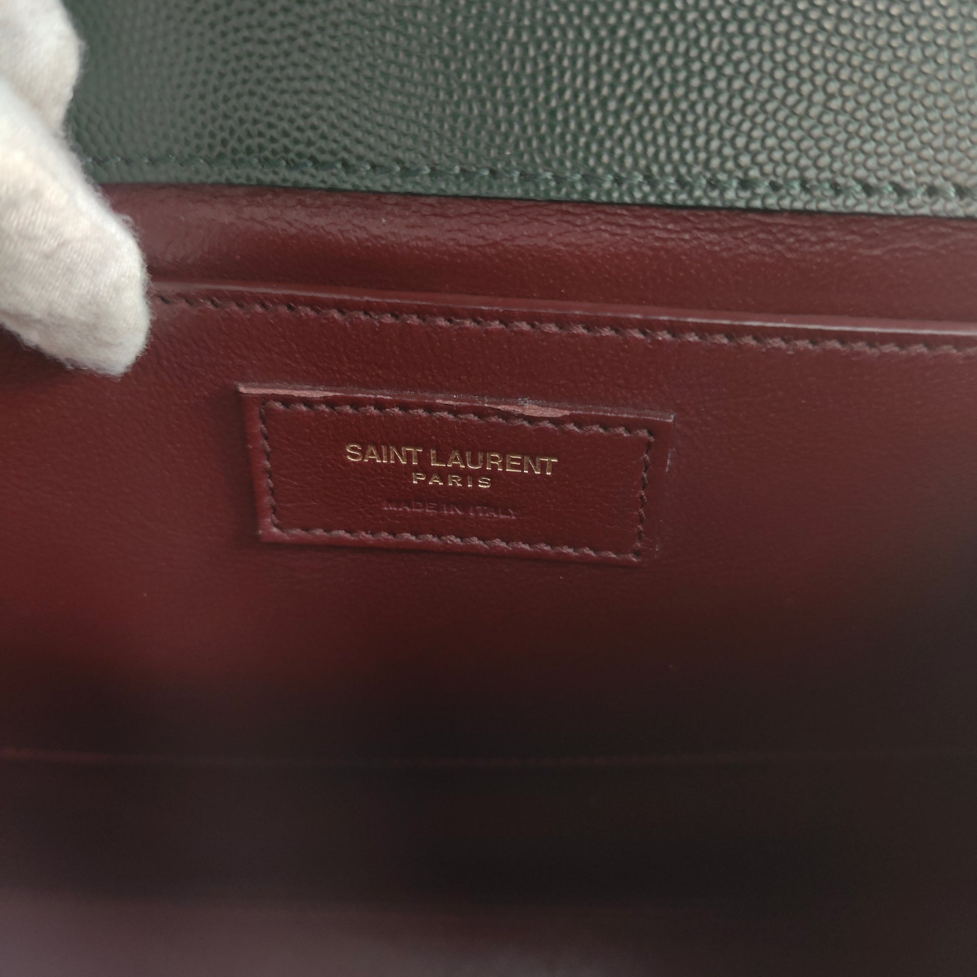 Cassandra Top Handle Bag Leather Medium