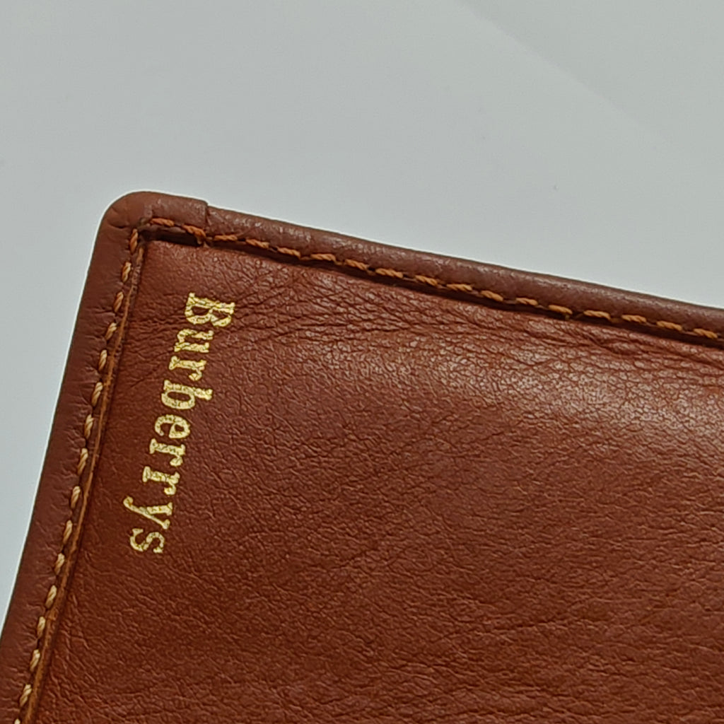 Vintage Check leather wallet