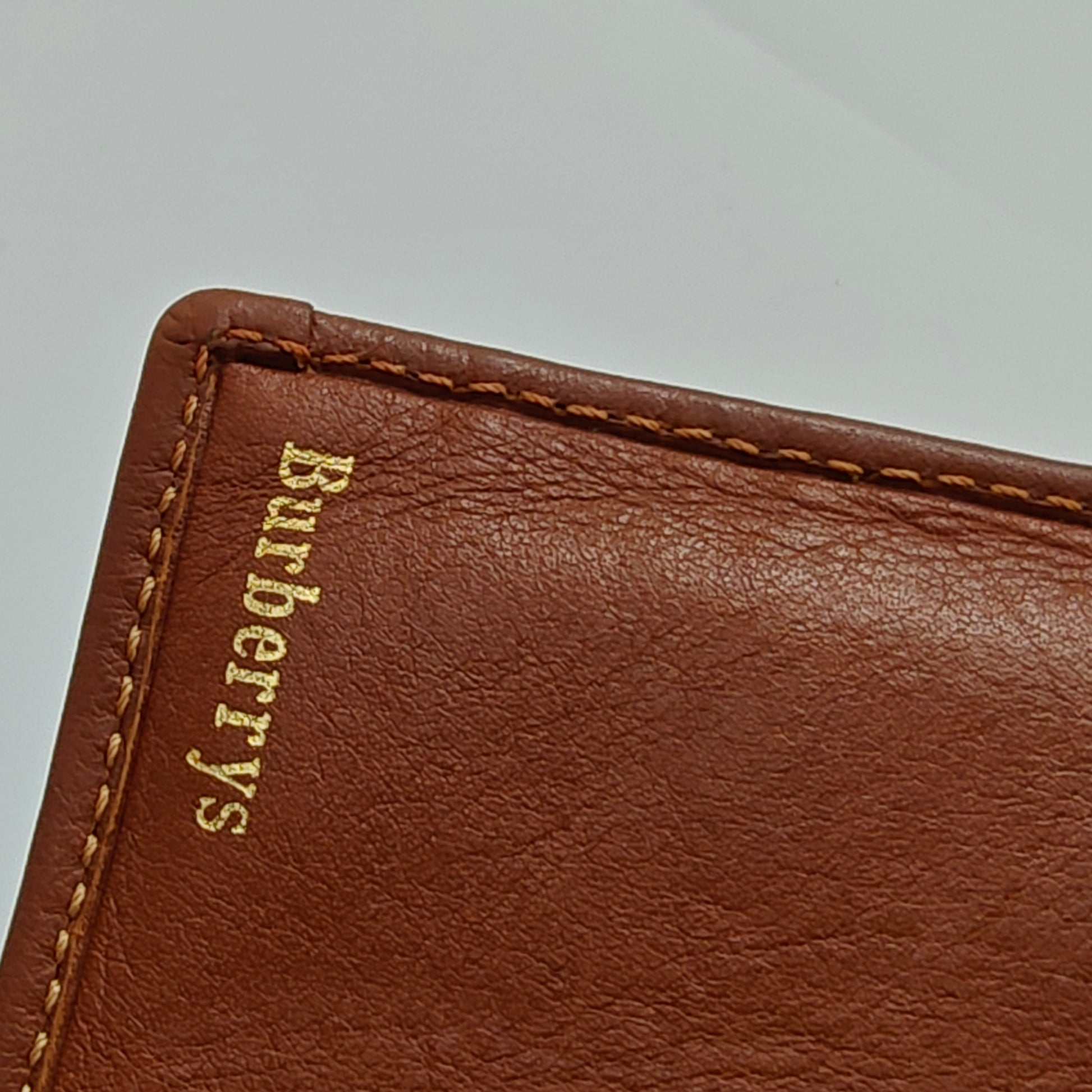 Vintage Check leather wallet