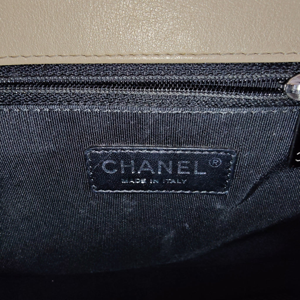 Boy Flap Bag Quilted Patent Large
