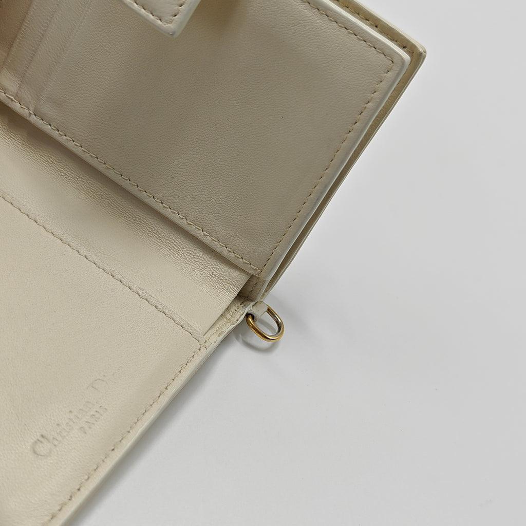 Studded Bi-fold Wallet Lambskin