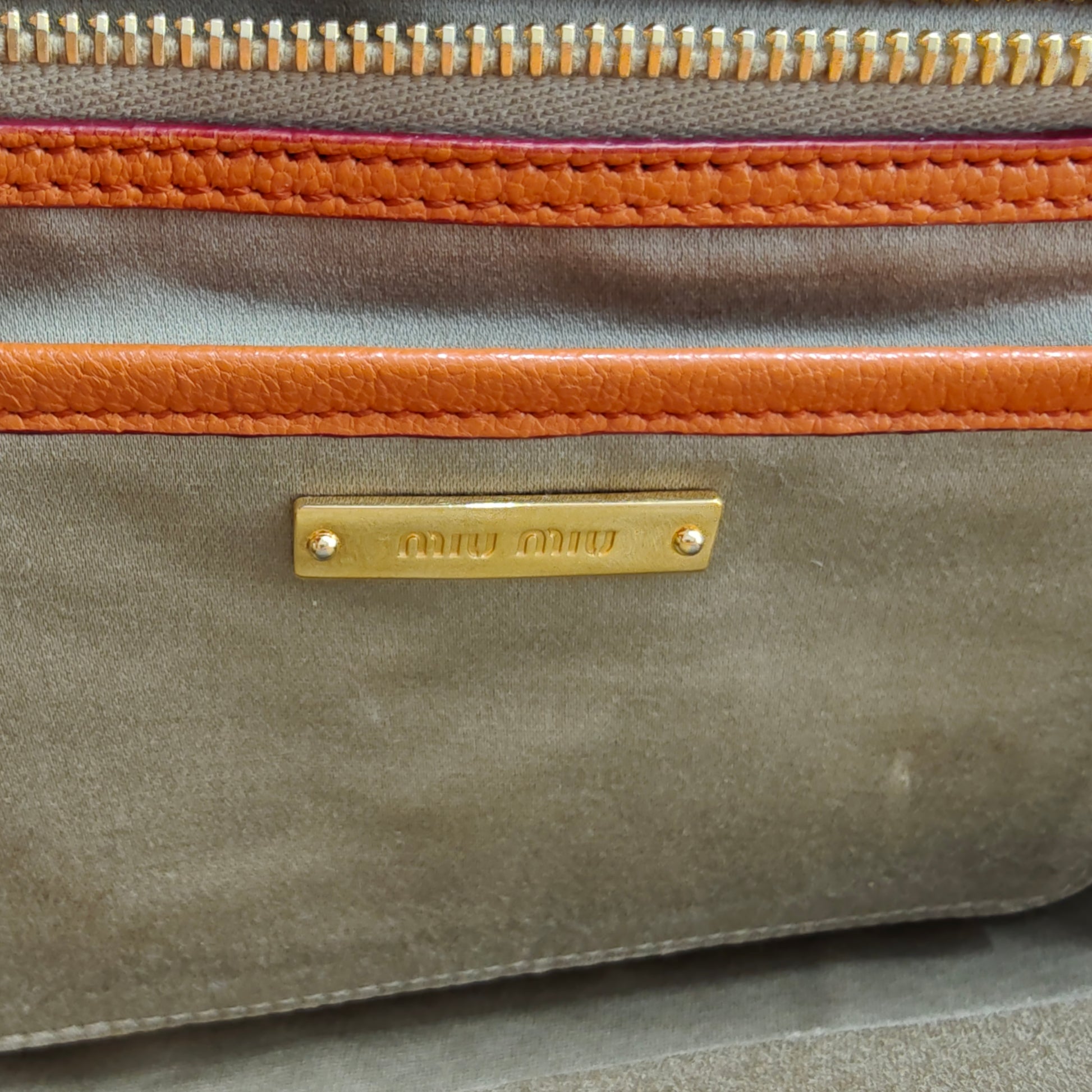 Madras Bowler Bag Leather Small