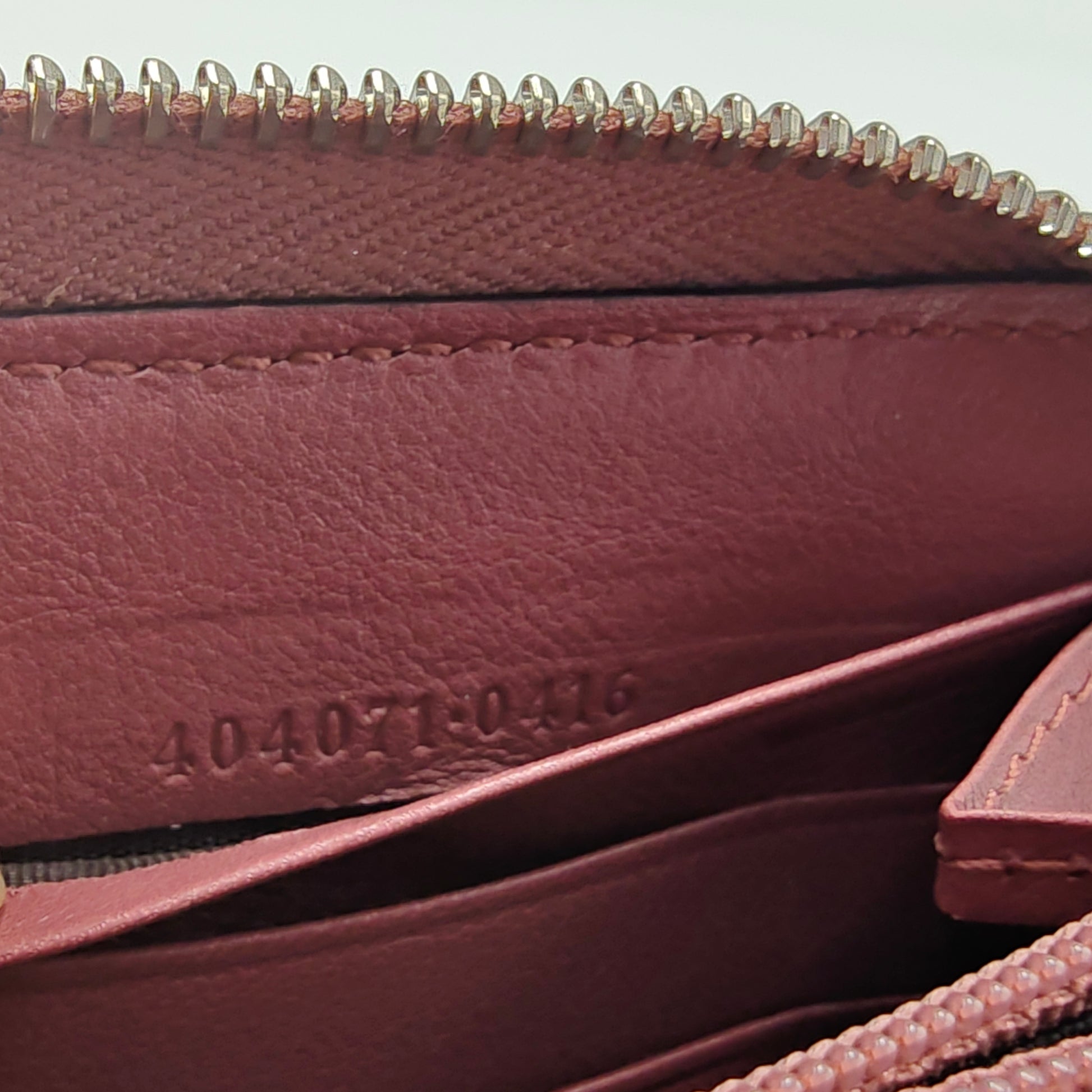 Zip Around Wallet Blooms Print GG Coated Canvas