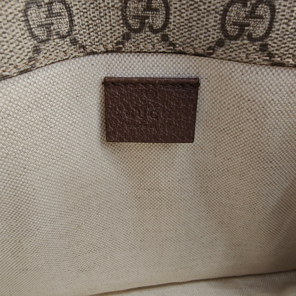 Neo Vintage Flap Belt Bag GG Coated Canvas