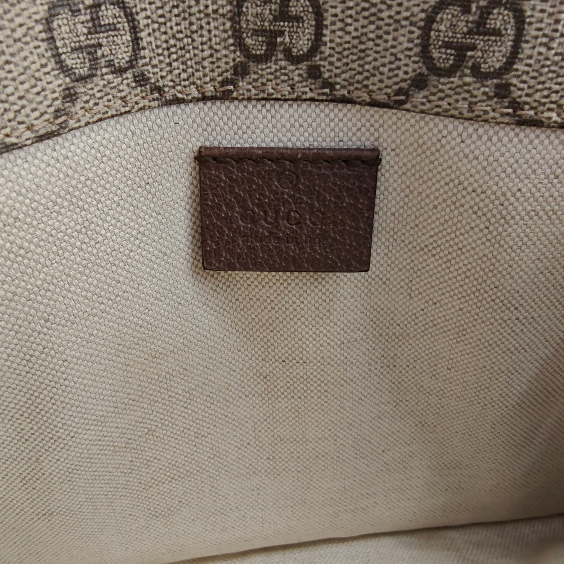 Neo Vintage Flap Belt Bag GG Coated Canvas