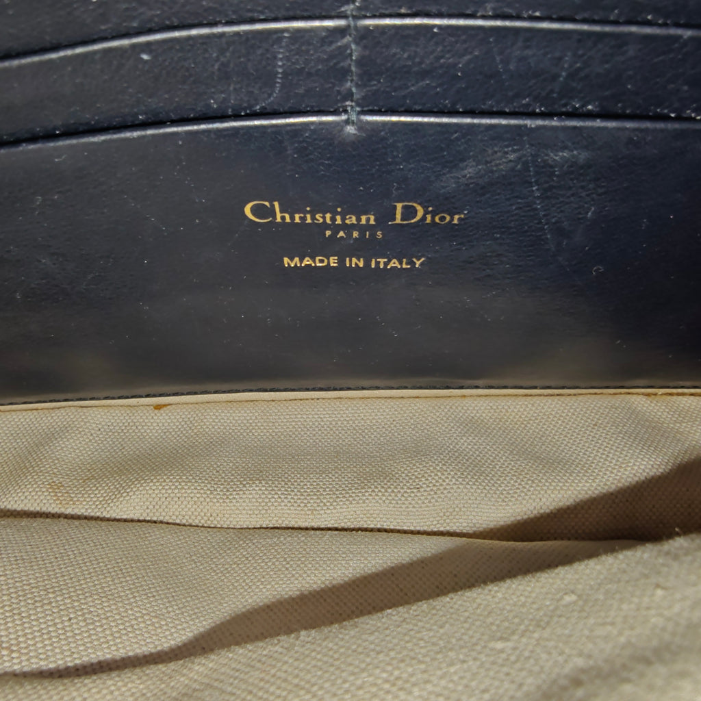 Oblique Jacquard Clutch
