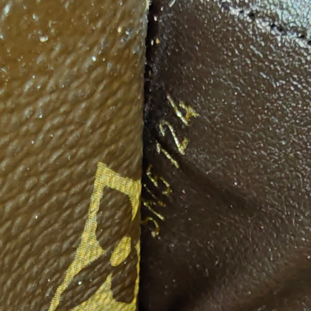 LV Monogram Coated Canvas Wallet