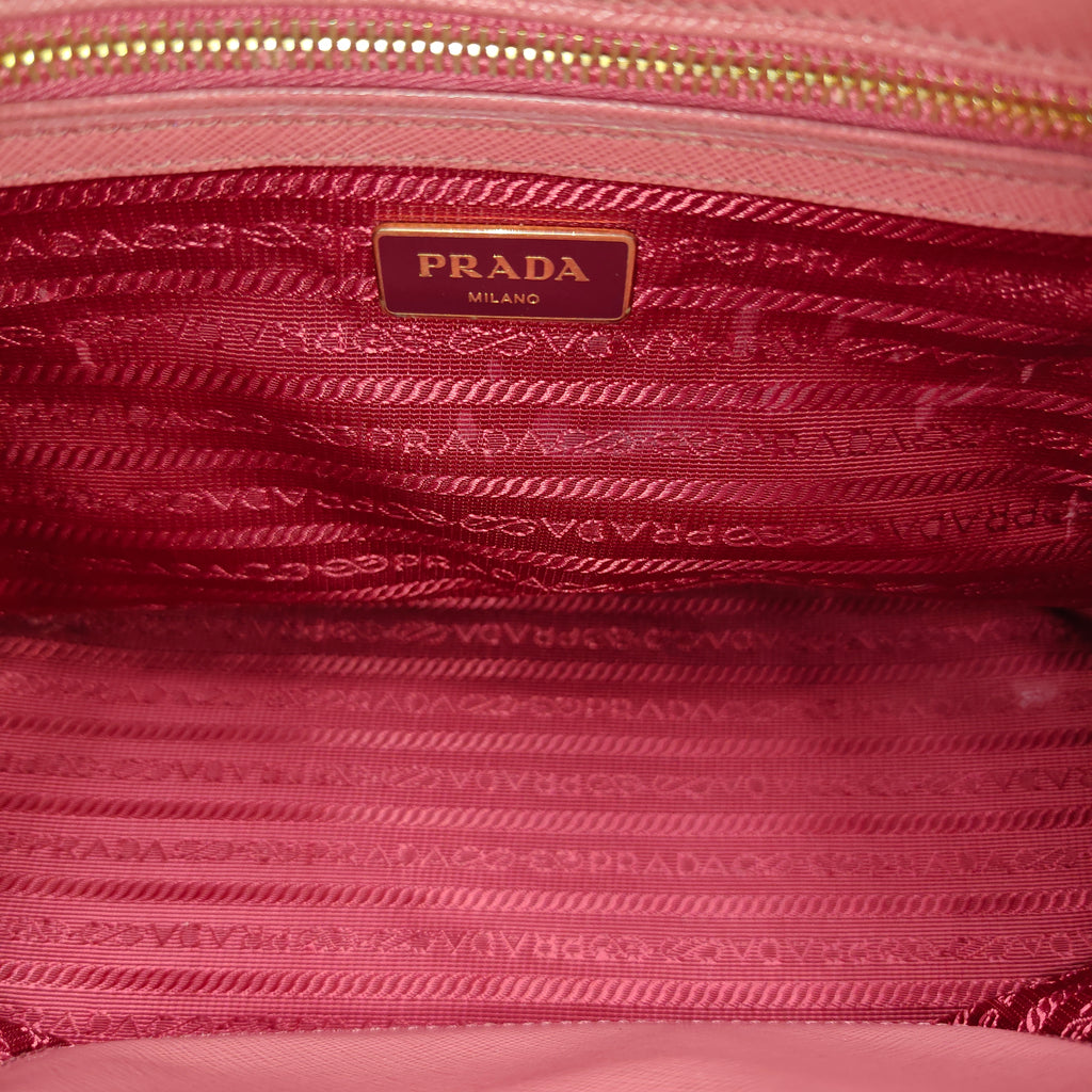 Galleria Double Zip Tote Saffiano Leather Small