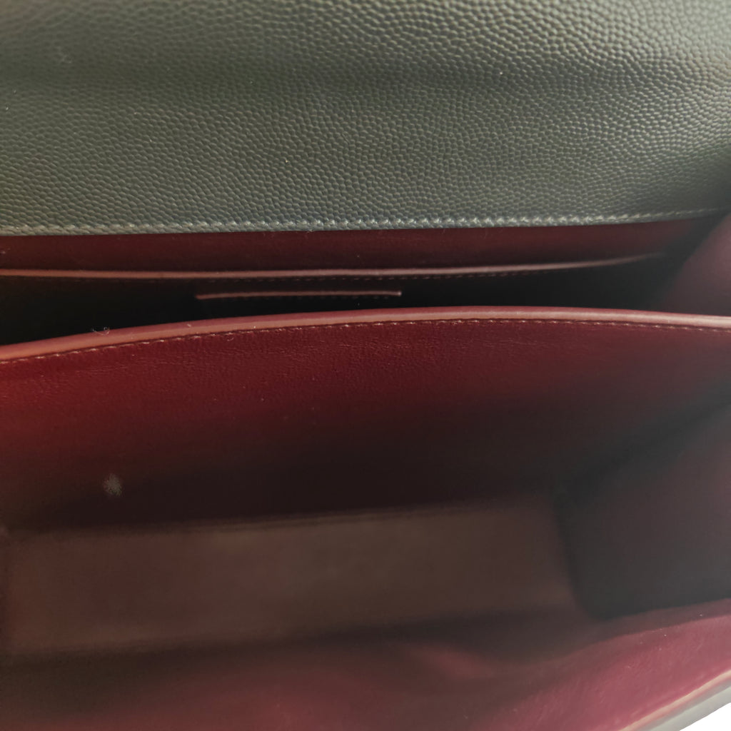 Cassandra Top Handle Bag Leather Medium