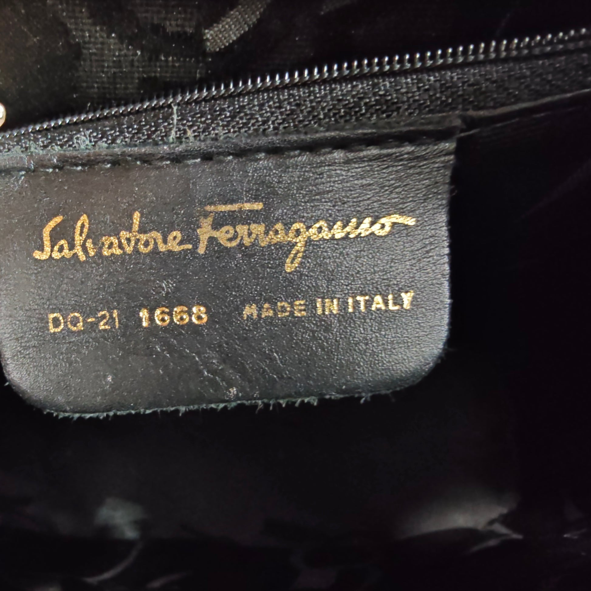 Gancini Convertible Top Handle Bag Leather Mini