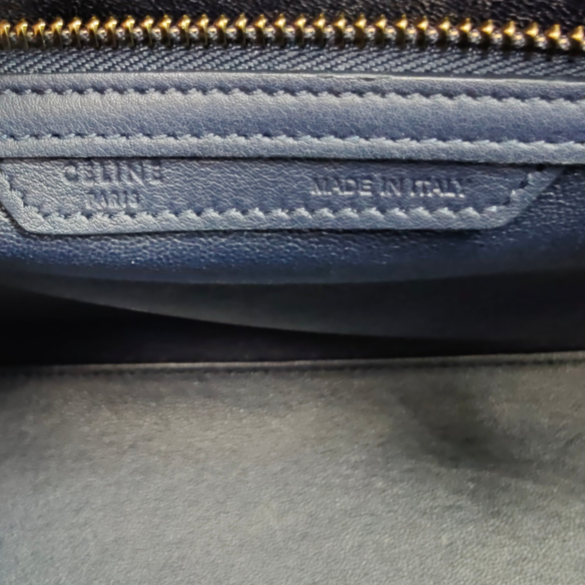 Luggage Bag Grainy Leather Micro
