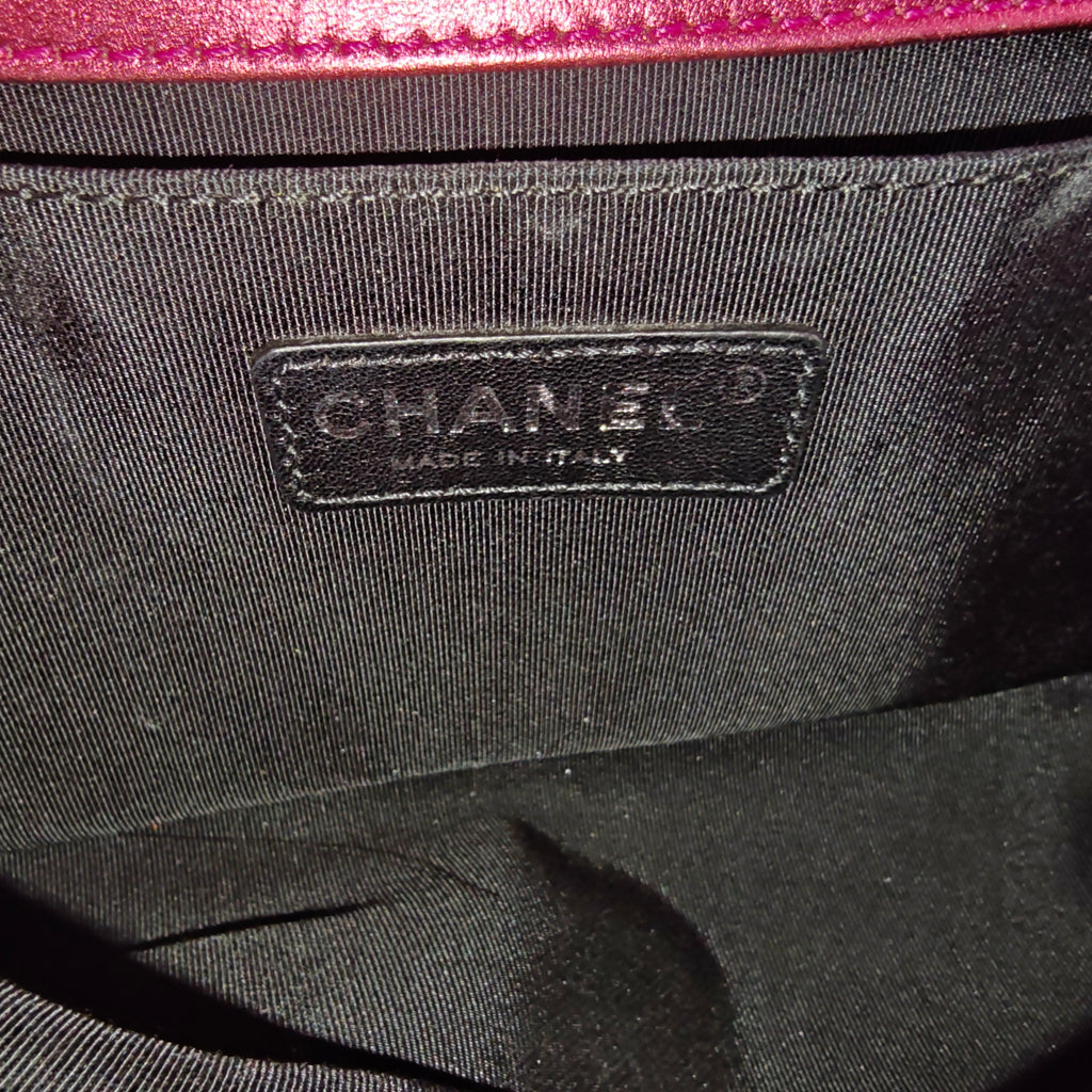 Boy Flap Bag Quilted Patent Old Medium