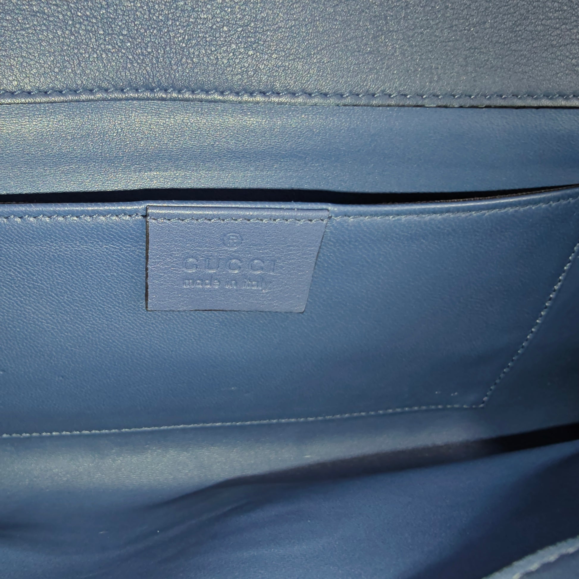 GG Broadway Clutch Leather with Crystals