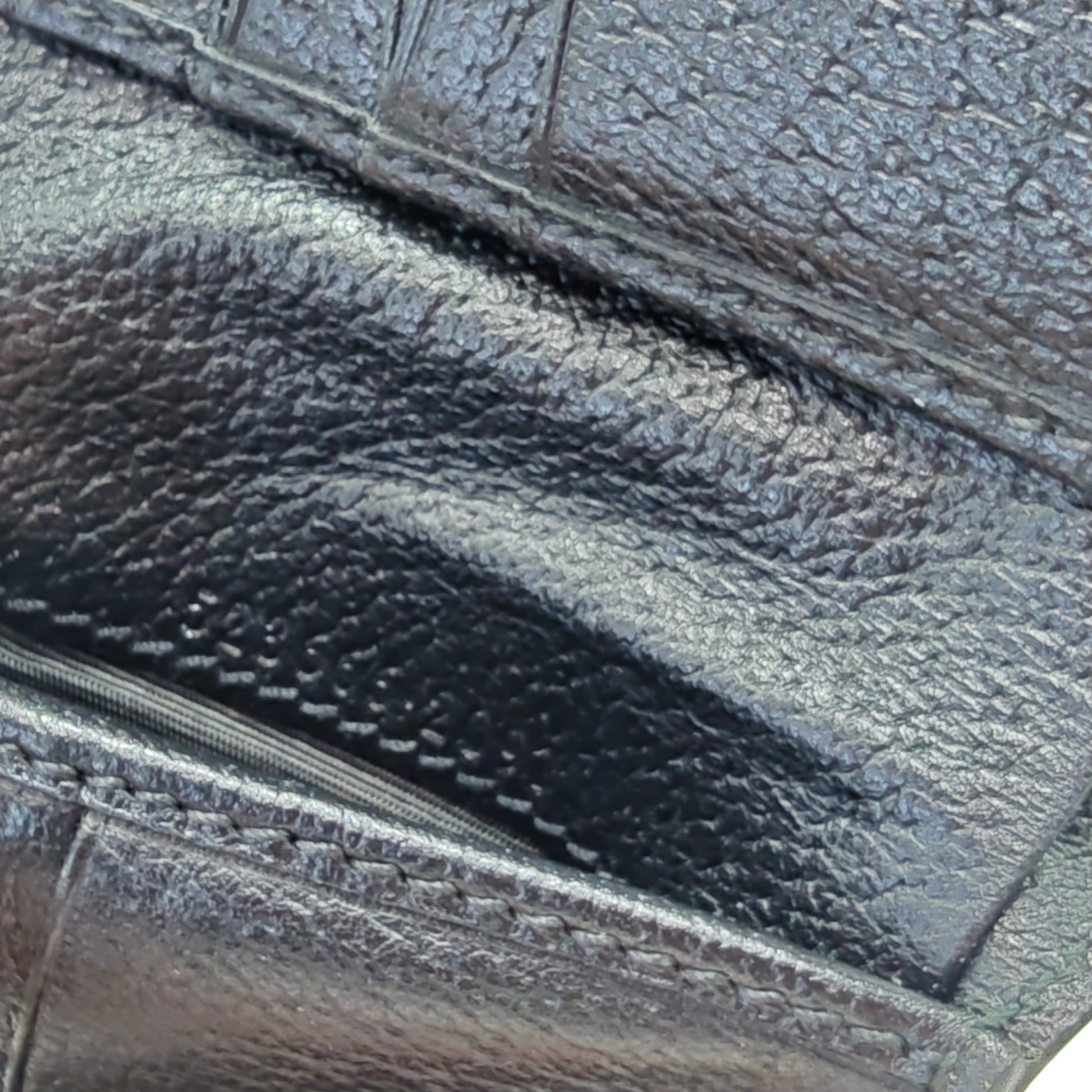 Animalier Leather Flap Wallet