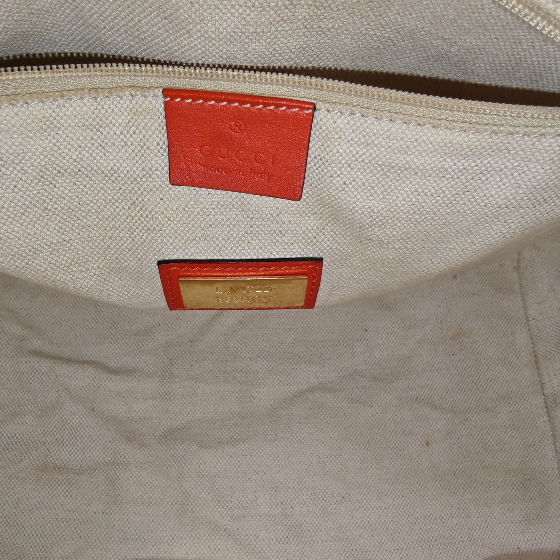 Convertible Boston Bag GG Coated Canvas with Patent Small