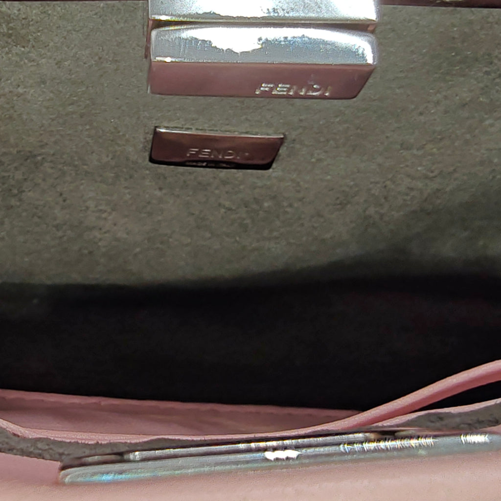 Peekaboo Bag Floral Embellished Leather Micro