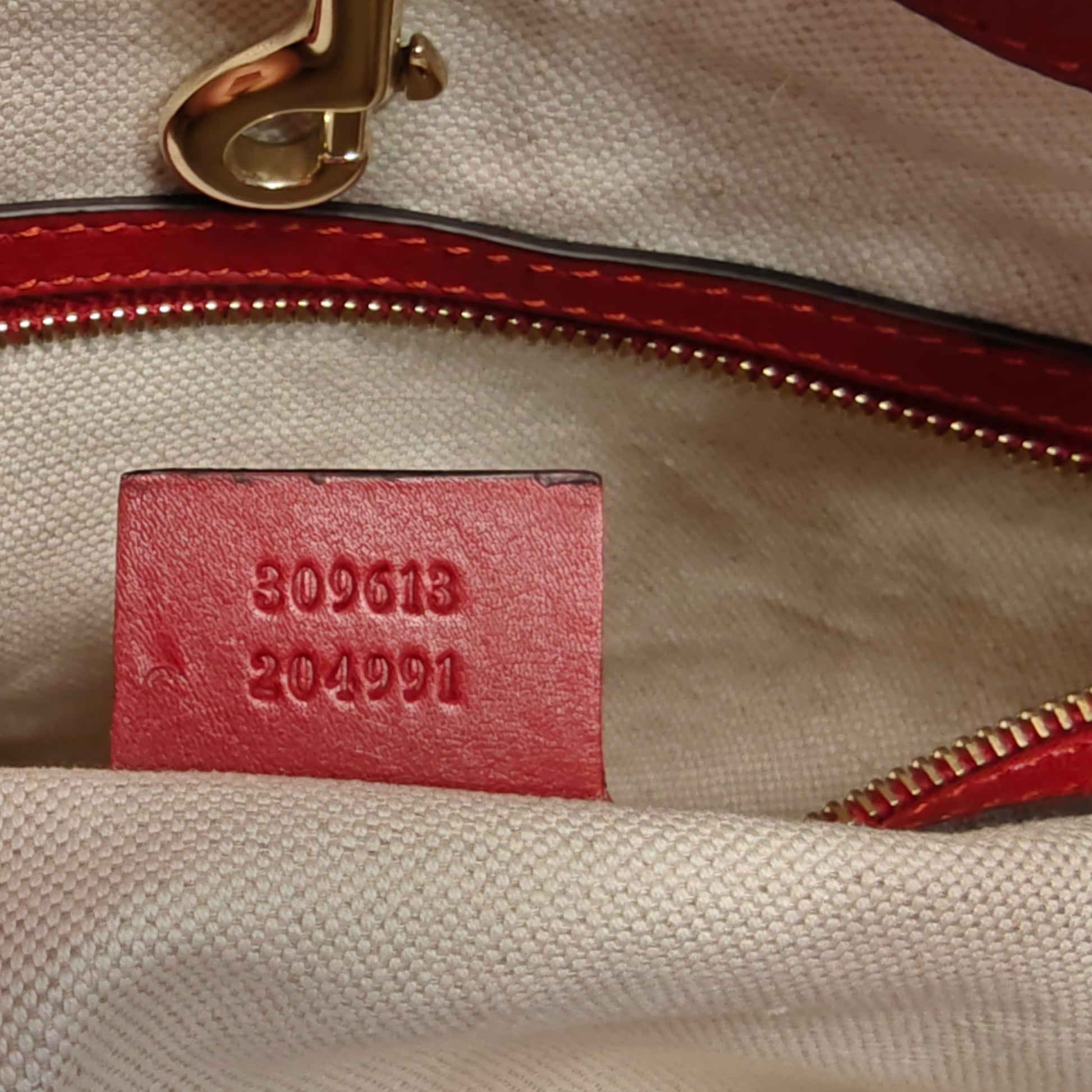 Nice Tote Microguccissima Patent Medium