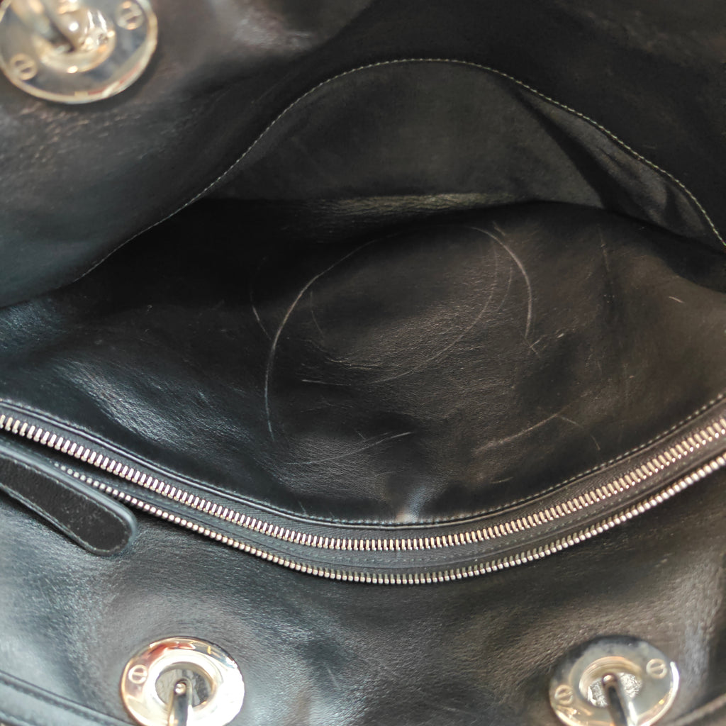 Granville Satchel Cannage Quilt Leather Medium