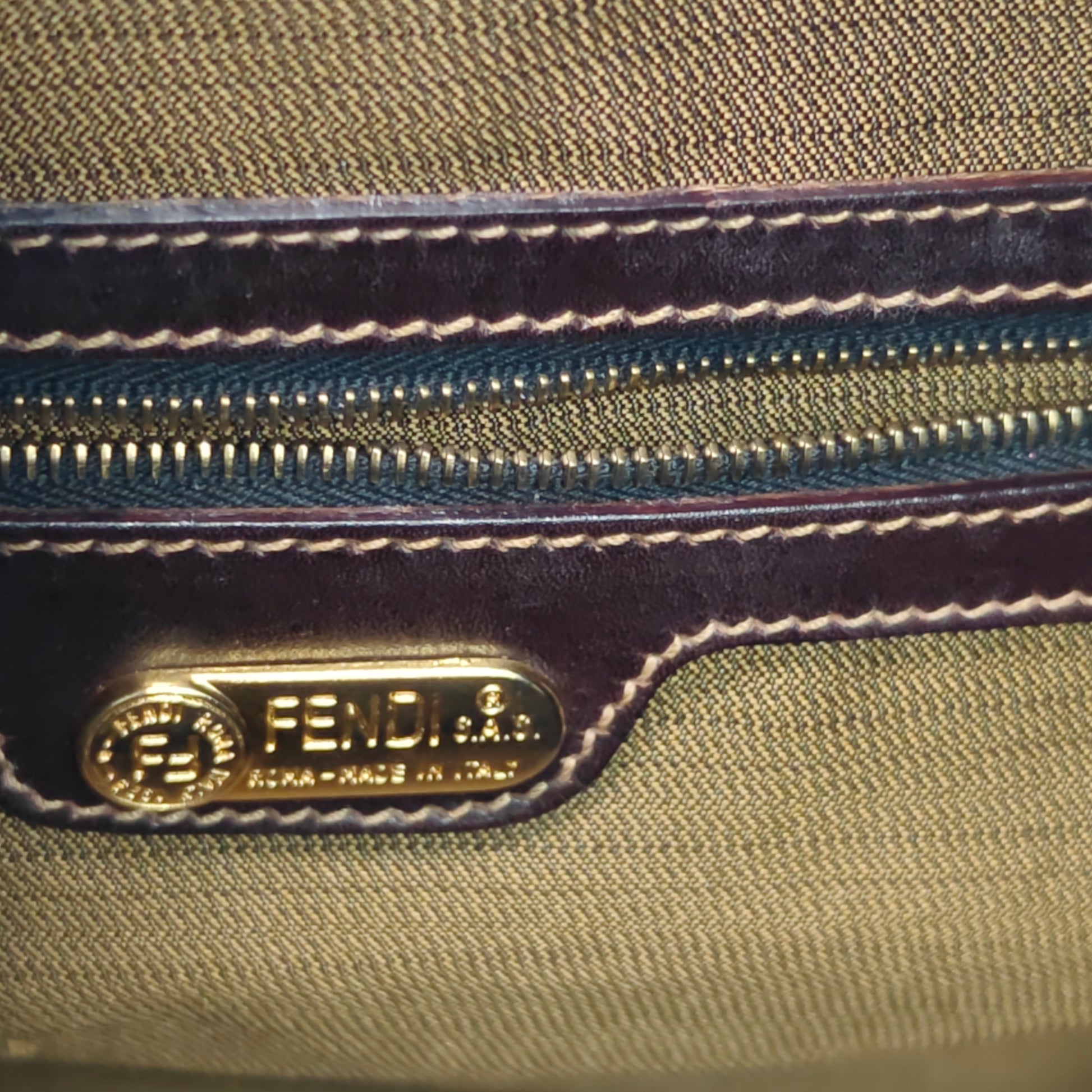 Vintage Zucca Boston Bag