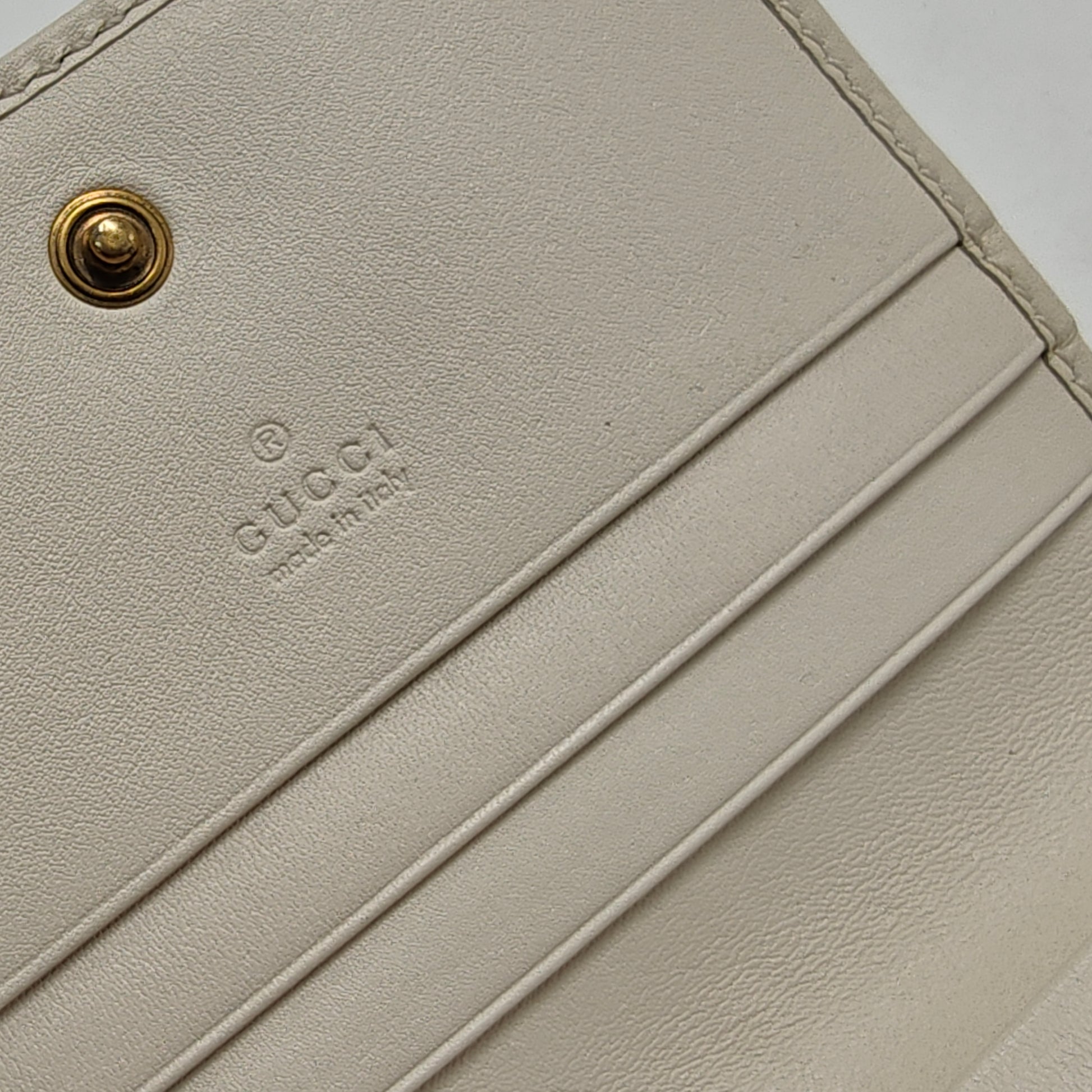 GG Marmont Card Case Wallet Matelasse Leather