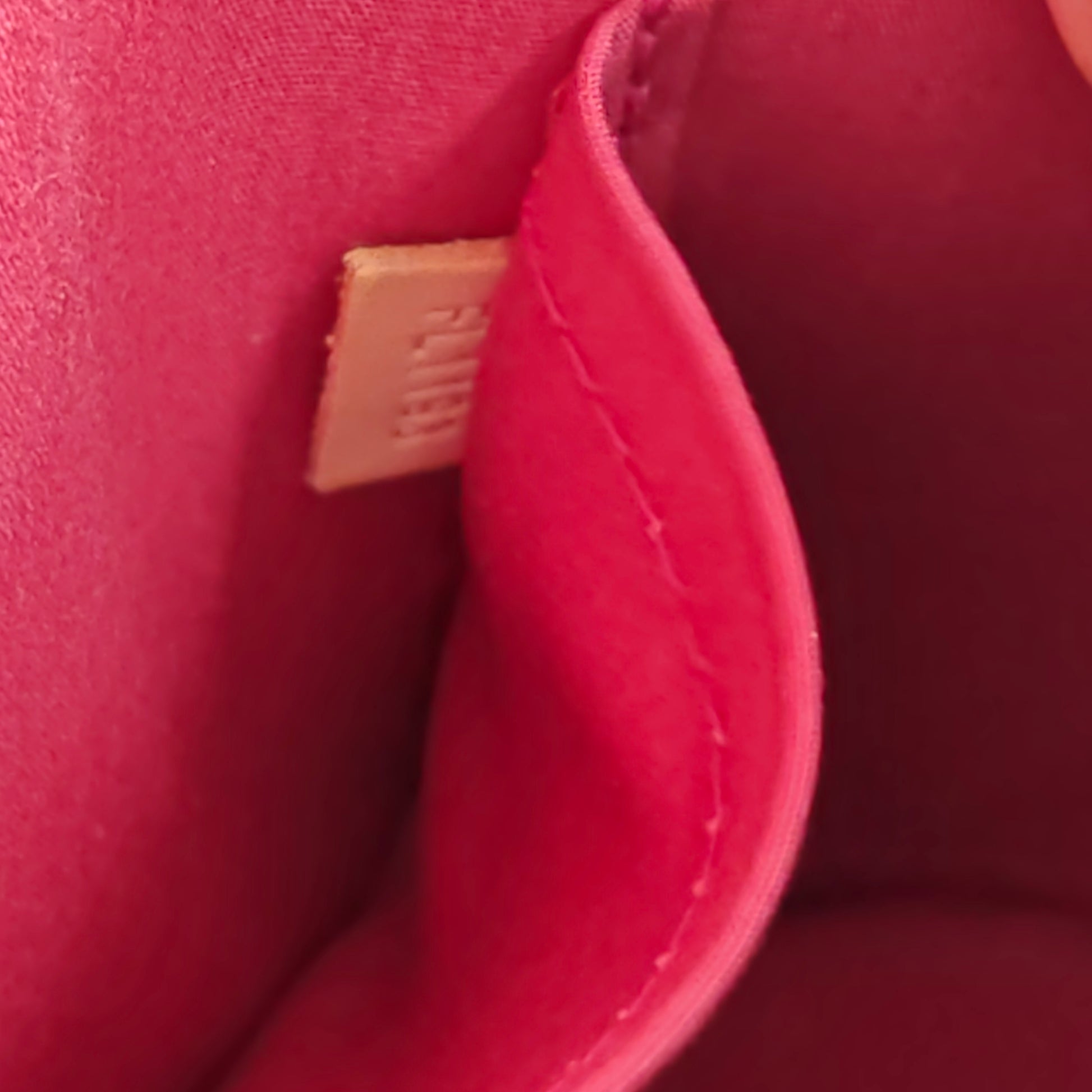 Alma Handbag Monogram Vernis PM