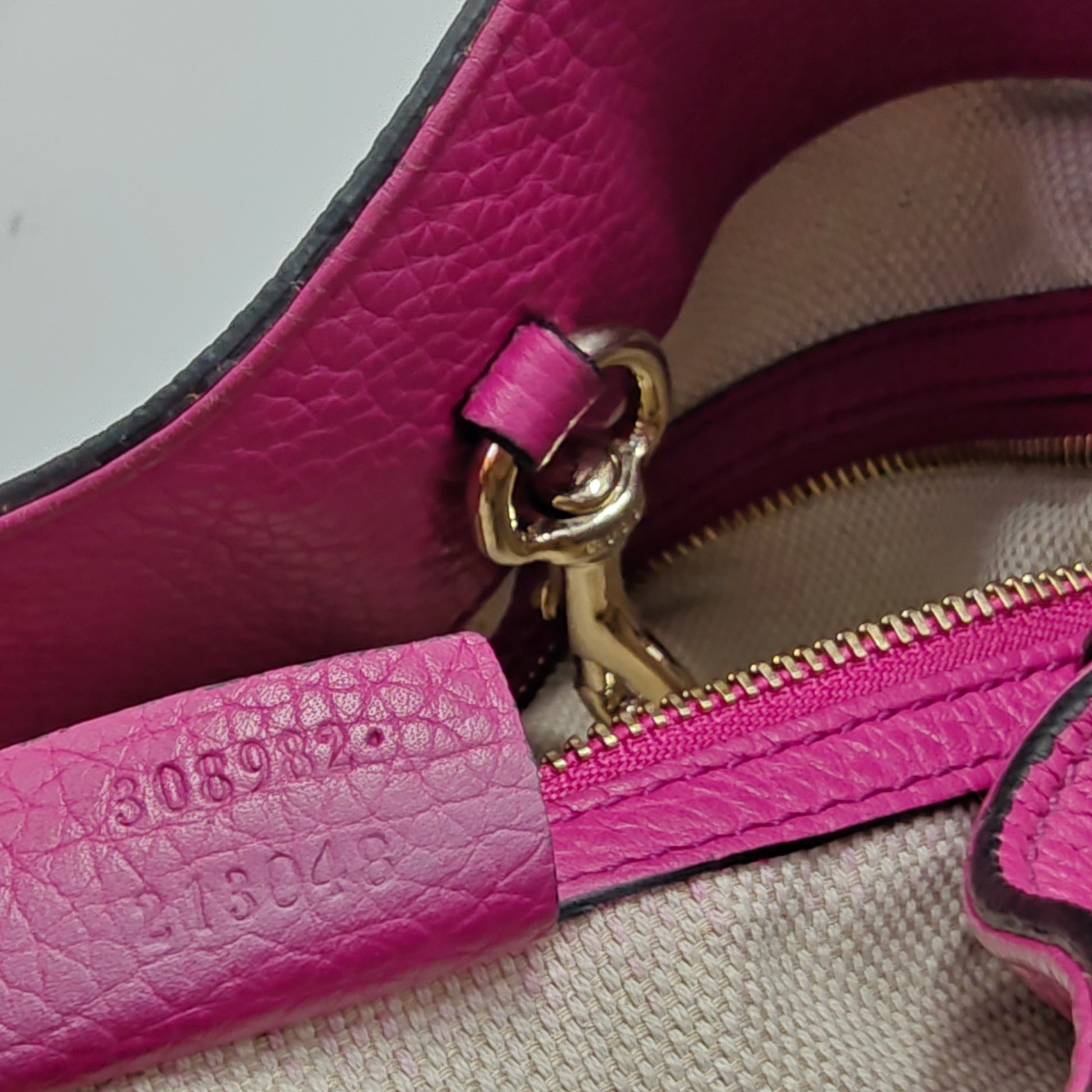Soho Chain Strap Shoulder Bag Leather Medium twins