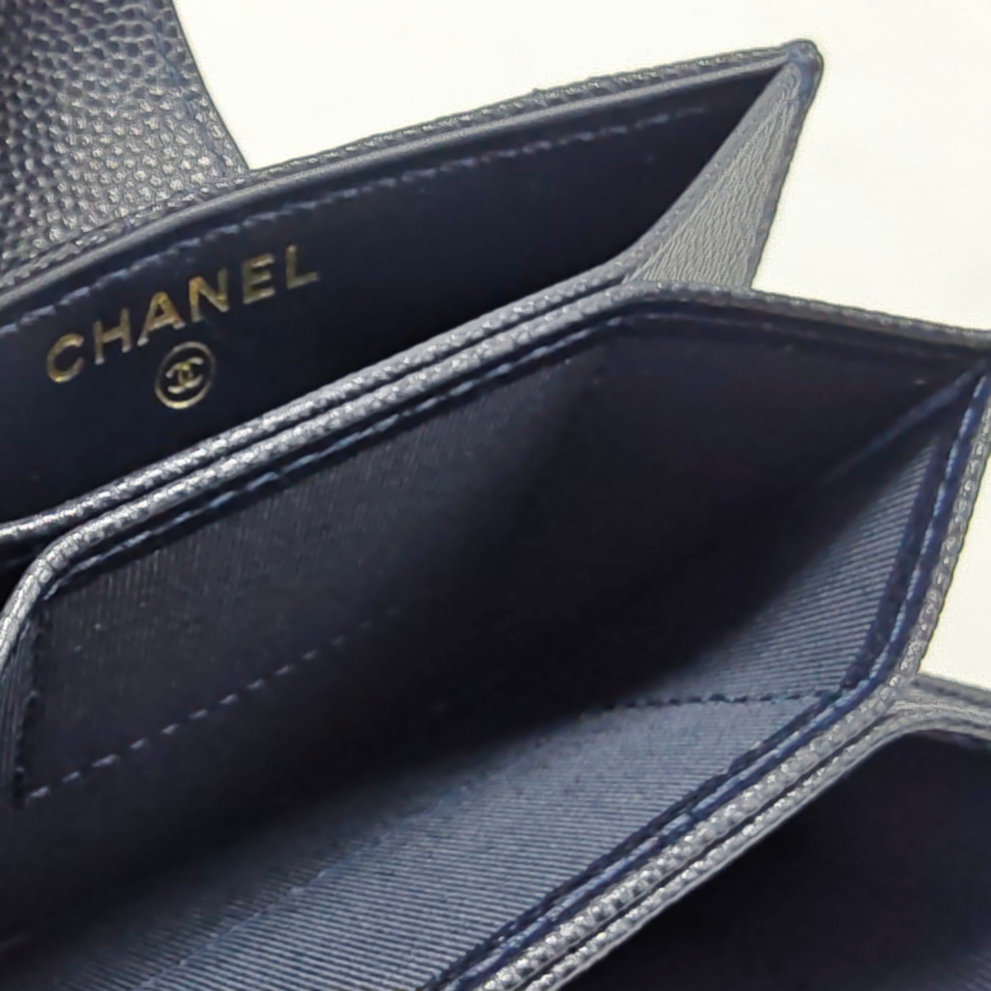 Black Lambskin Card Holder