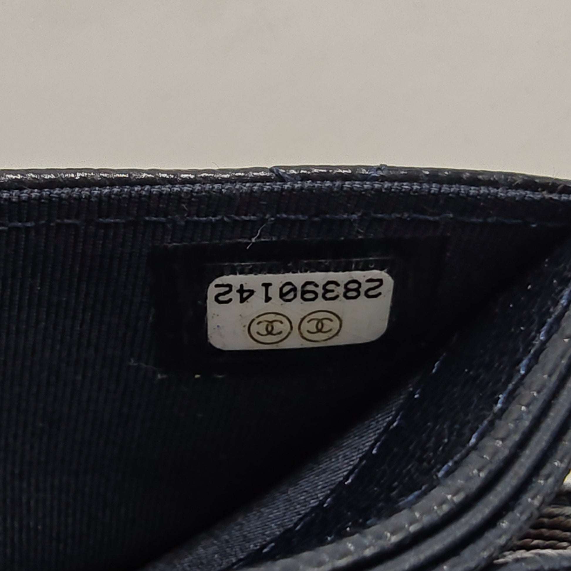 Black Lambskin Card Holder