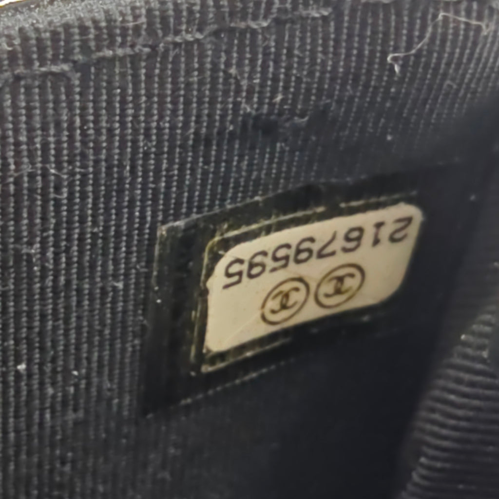 Black Patent Leather Card Holder