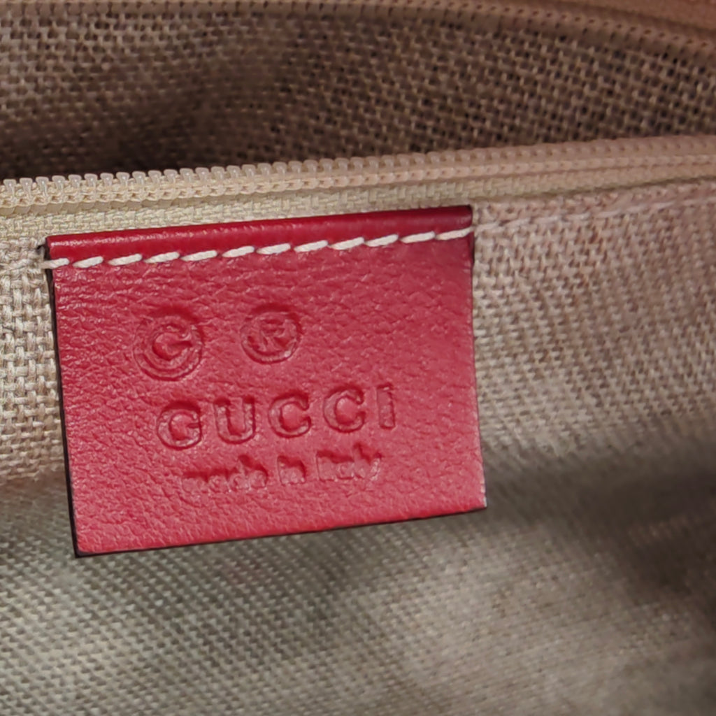 Joy Boston Bag Microguccissima Leather Medium