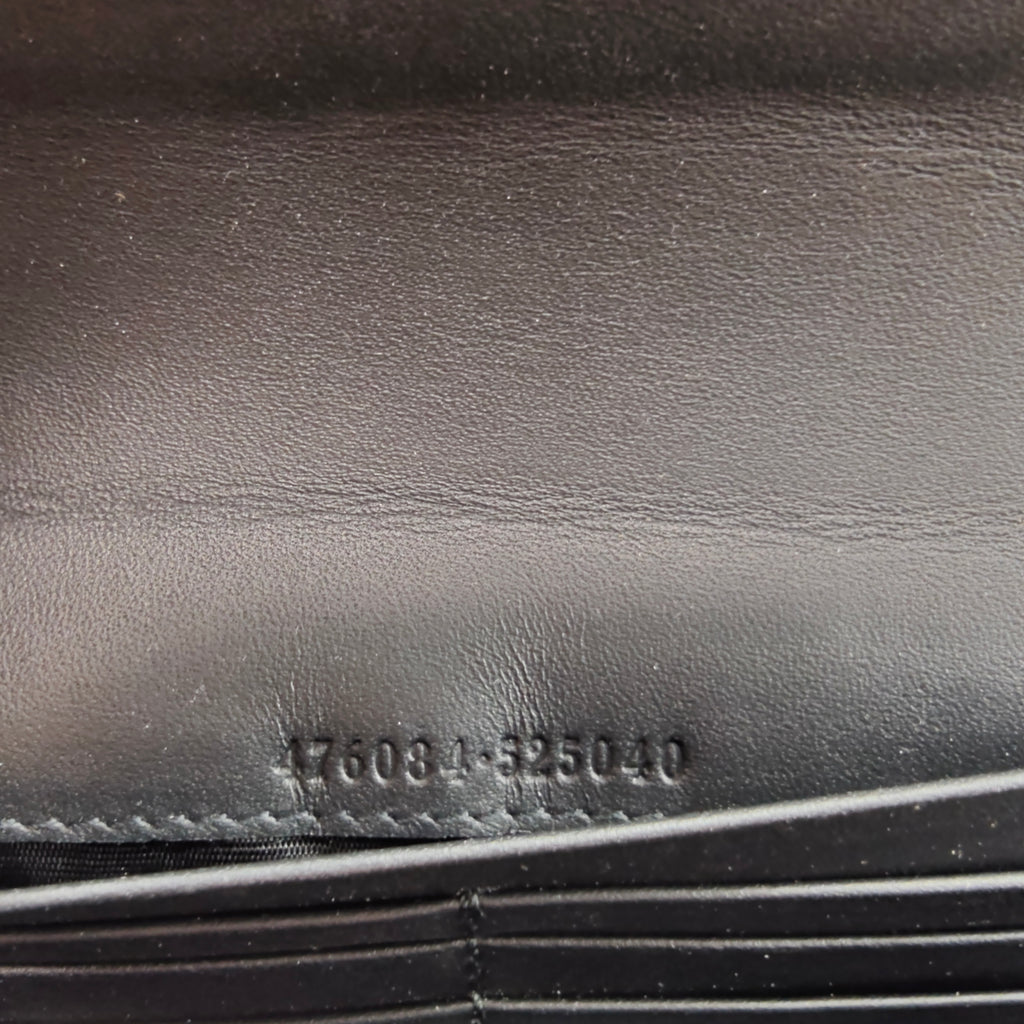 Web Accent Leather Continental Wallet