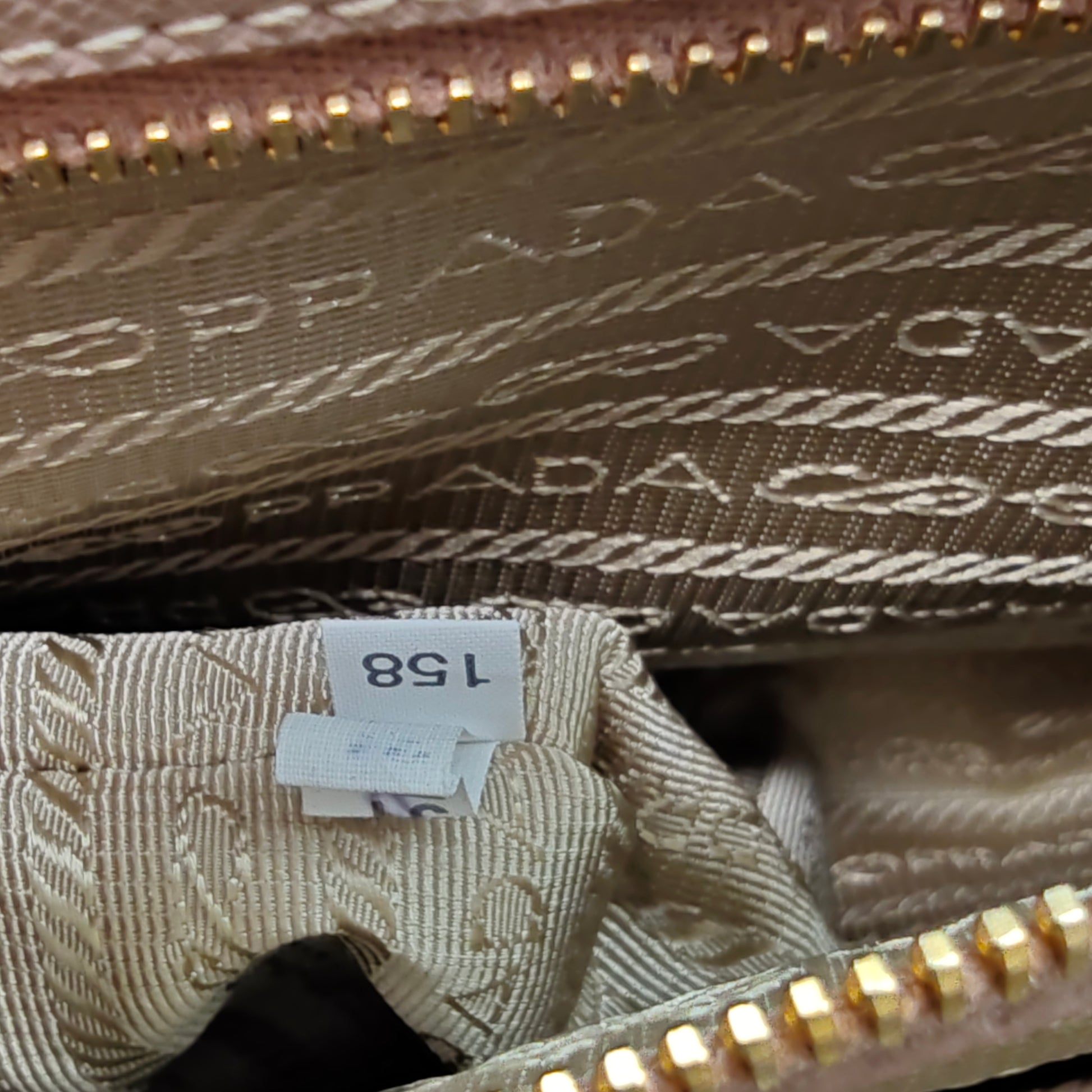 Double Zip Lux Tote Saffiano Leather Large