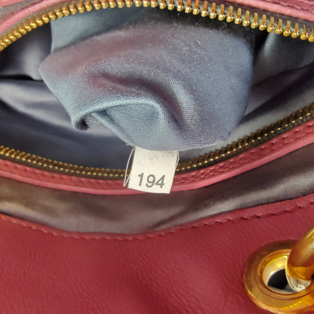 Nappa Matelasse Bauletto Top Handle Loto