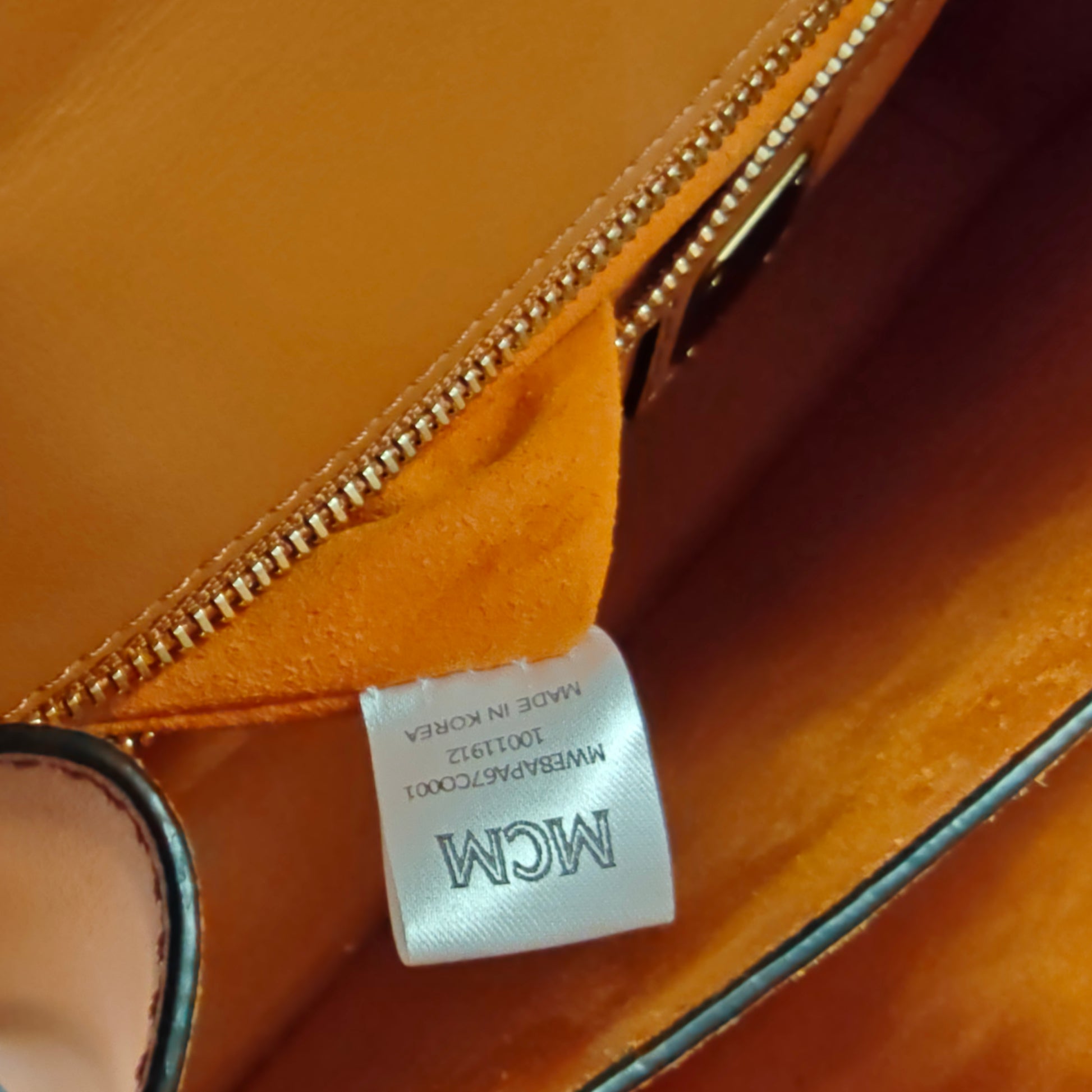 Visetos Medium Patricia Pocket Satchel Cognac
