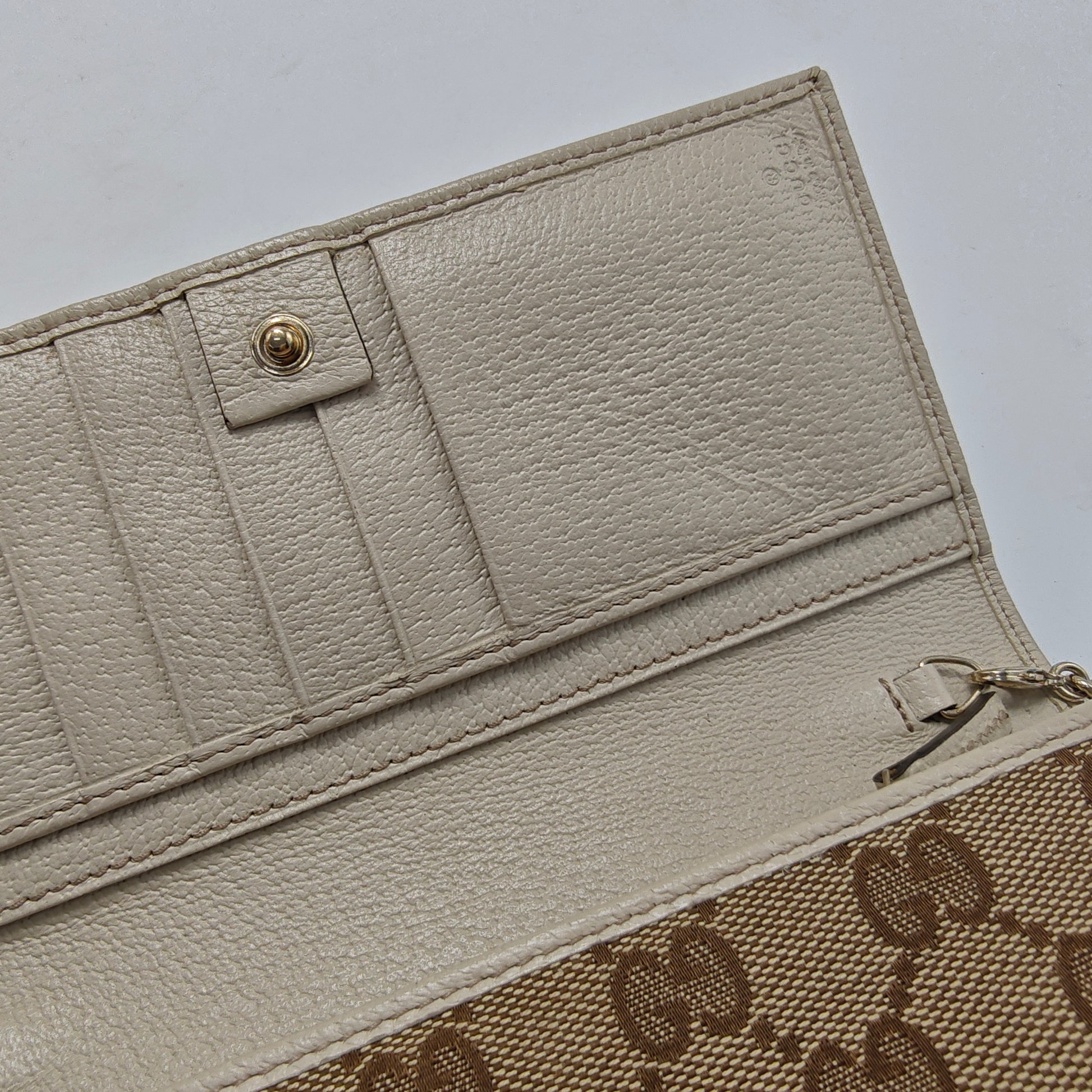 GG Canvas Canvas Continental Wallet