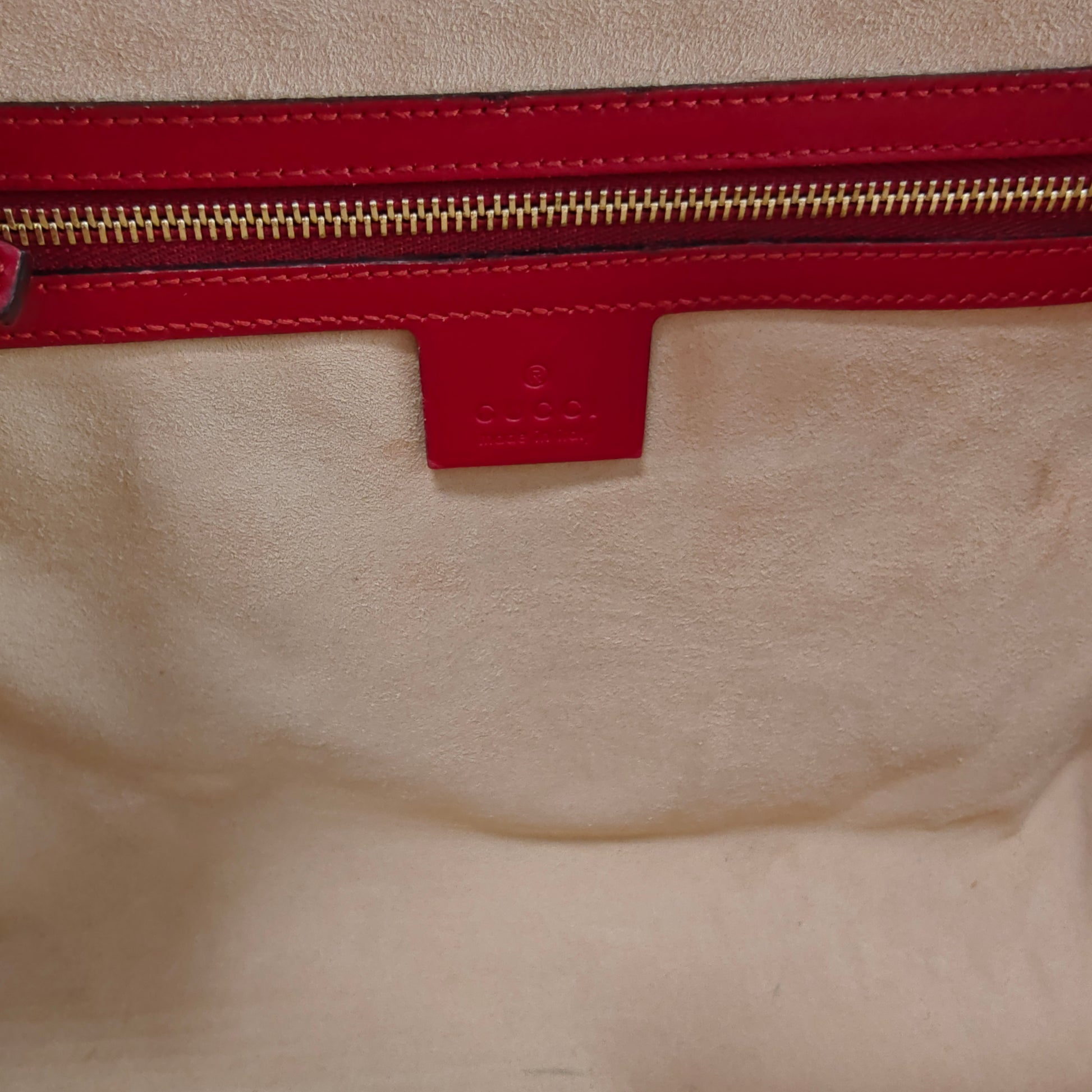 Padlock Top Handle Bag Guccissima Leather Medium